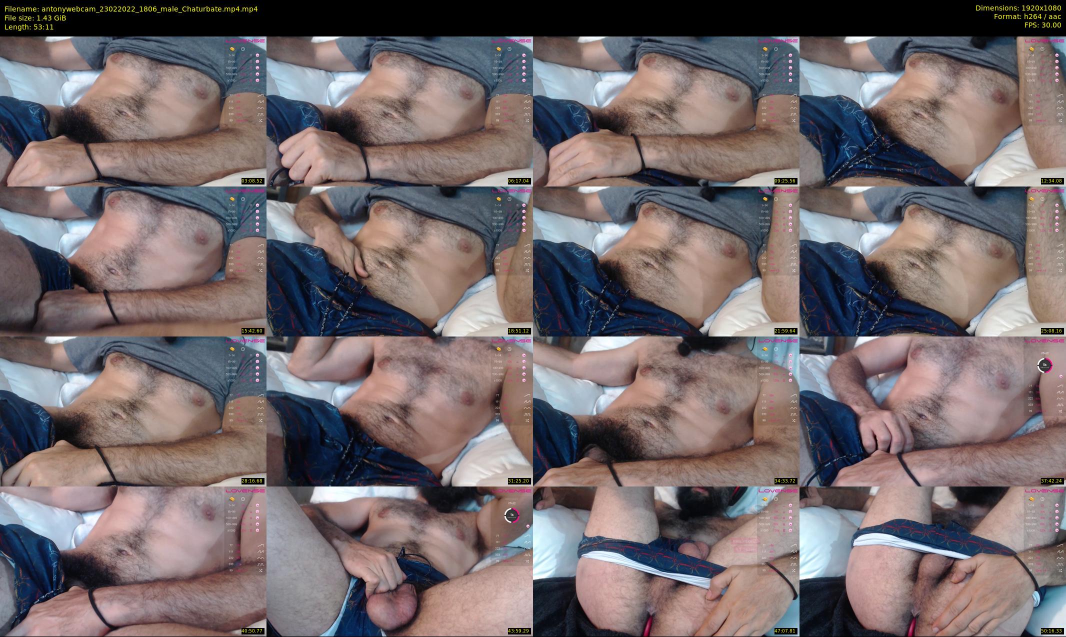antonywebcam — 54 minute Chaturbate male cam show recording, 1080p, Feb 23, 2022