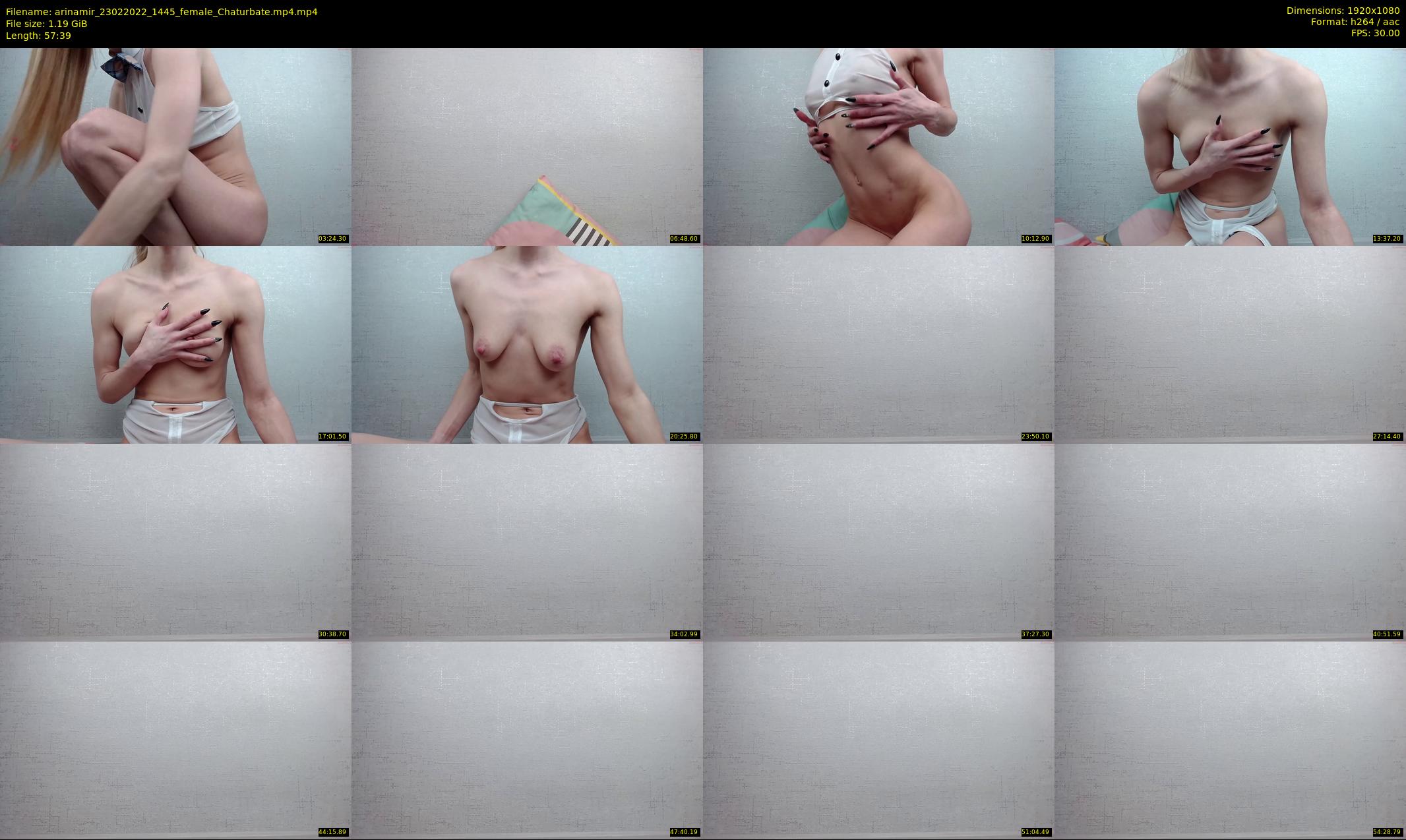 arinamir — 58 minute Chaturbate female cam show recording, 1080p, Feb 23, 2022