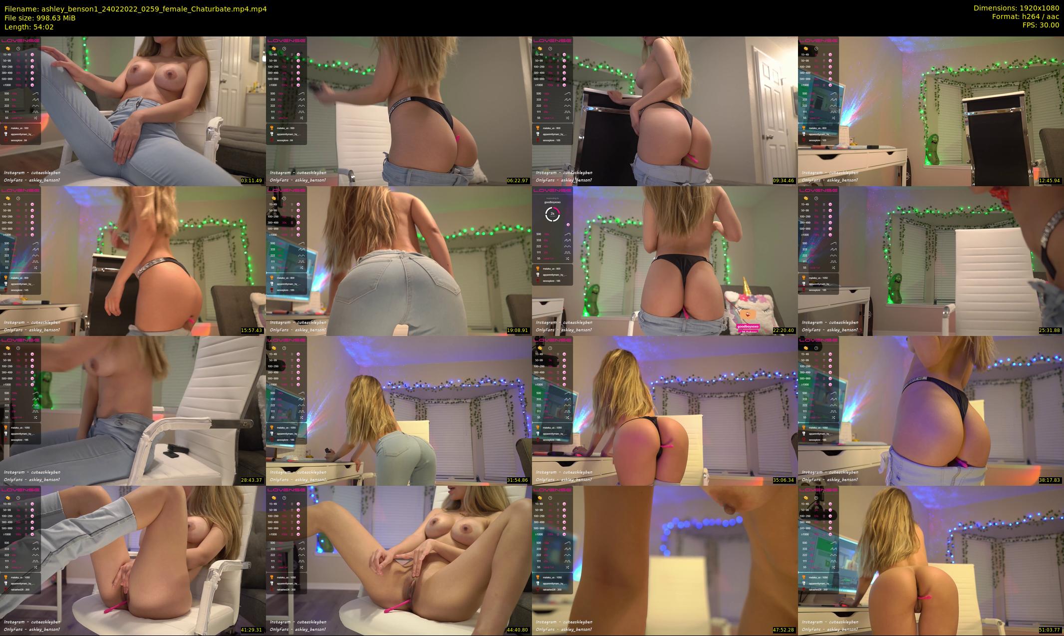 ashley_benson1 — 55 minute Chaturbate female cam show recording, 1080p, Feb 24, 2022