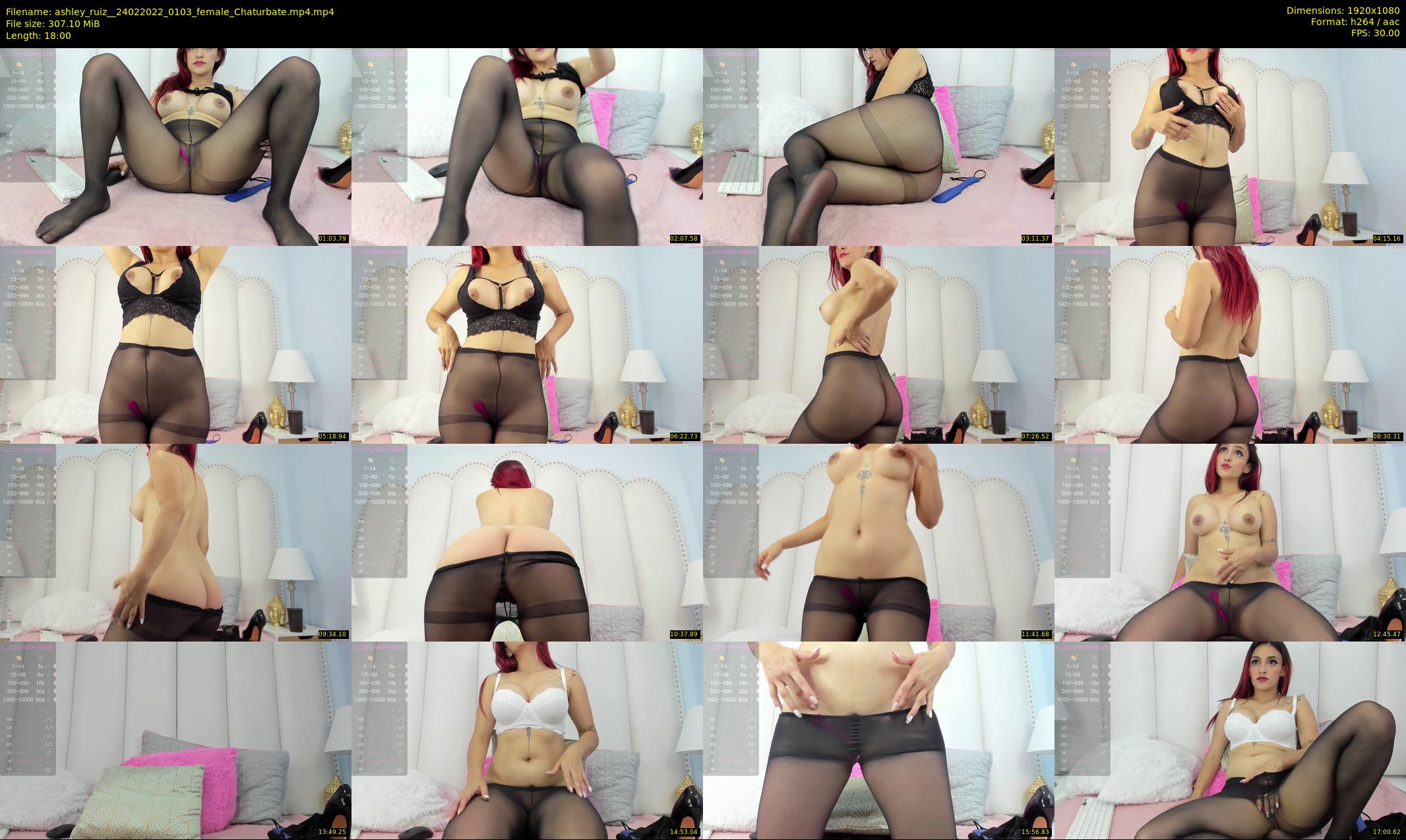 ashley_ruiz_ — 18 minute Chaturbate female cam show recording, 1080p, Feb 24, 2022