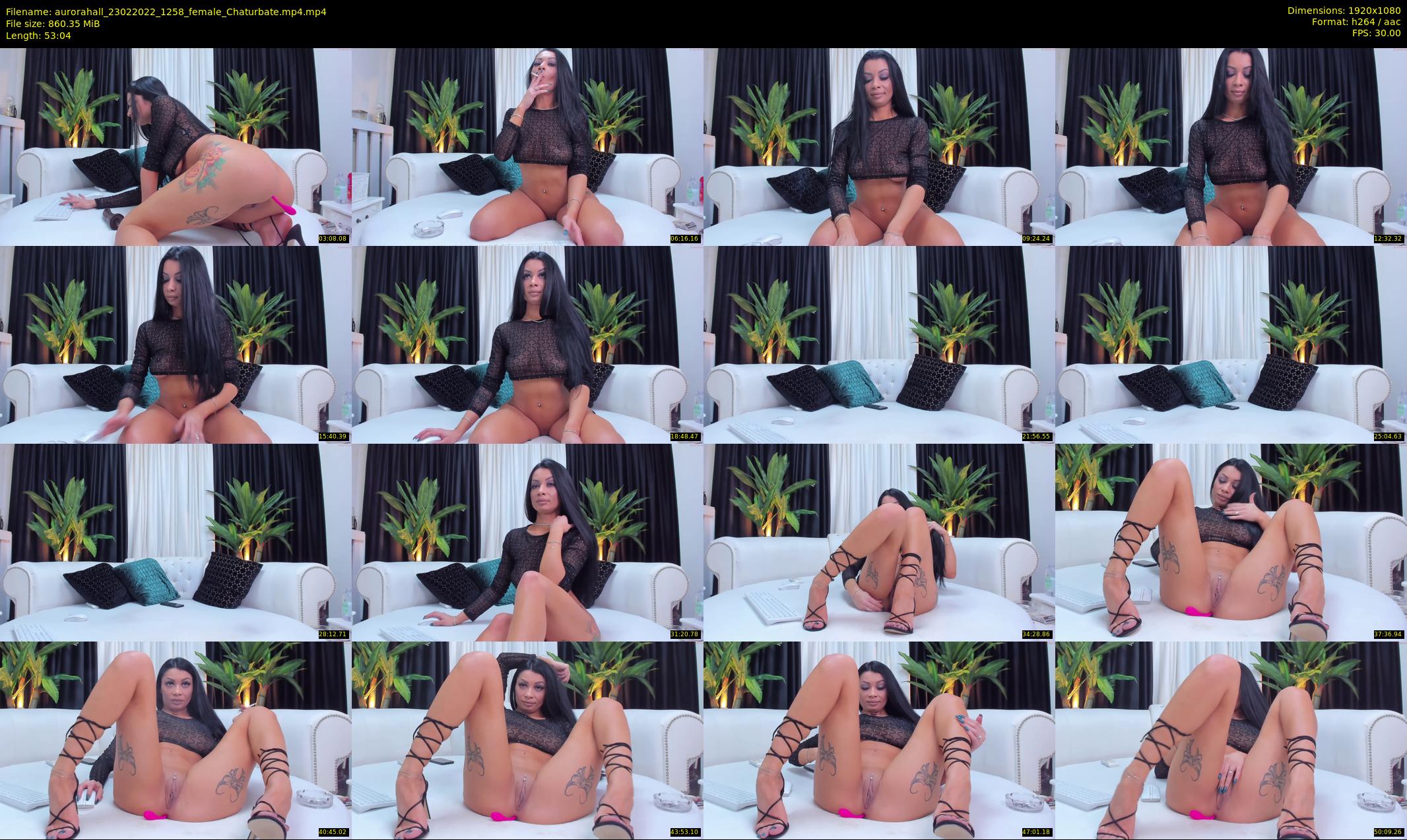 aurorahall — 54 minute Chaturbate female cam show recording, 1080p, Feb 23, 2022