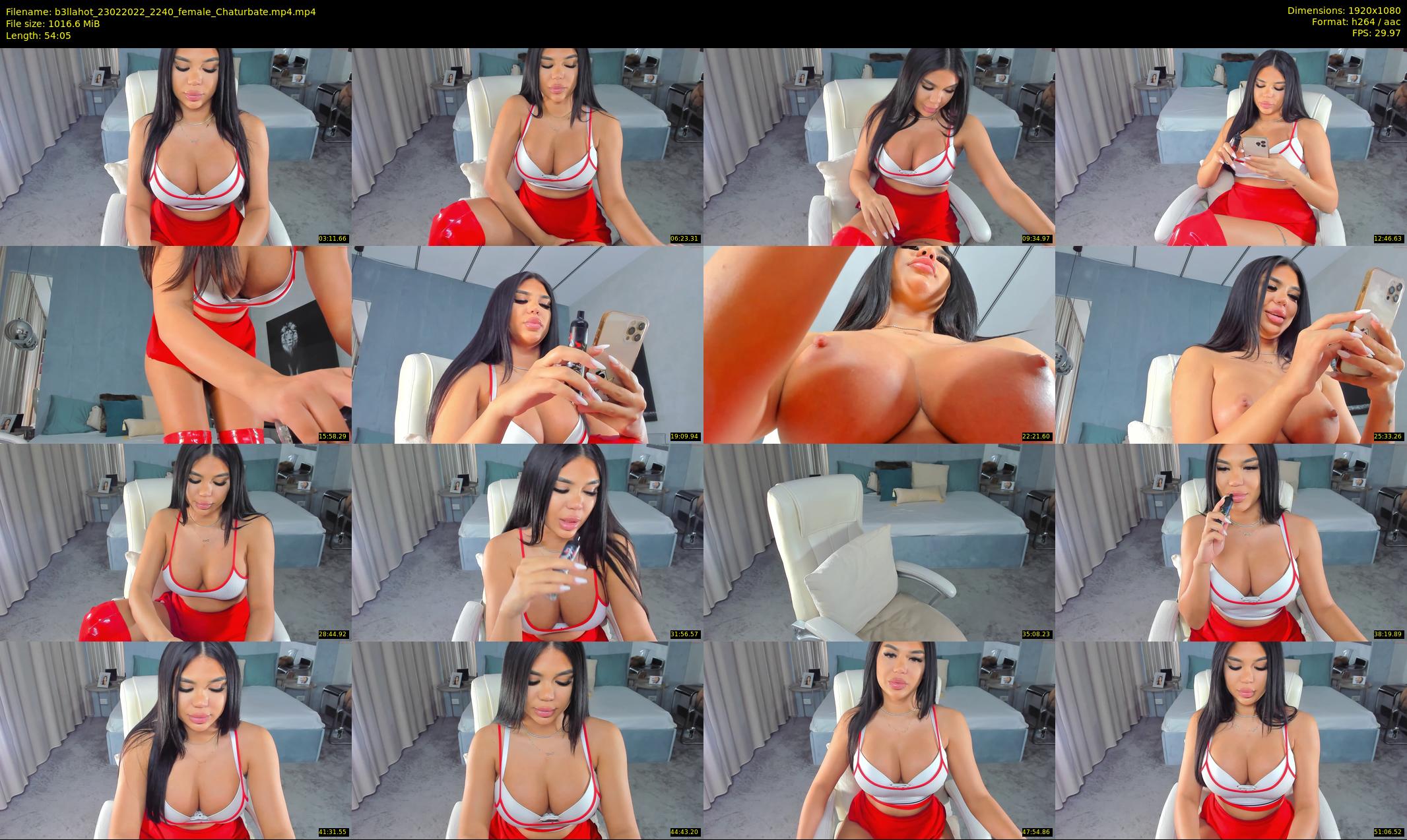 b3llahot — 55 minute Chaturbate female cam show recording, 1080p, Feb 23, 2022