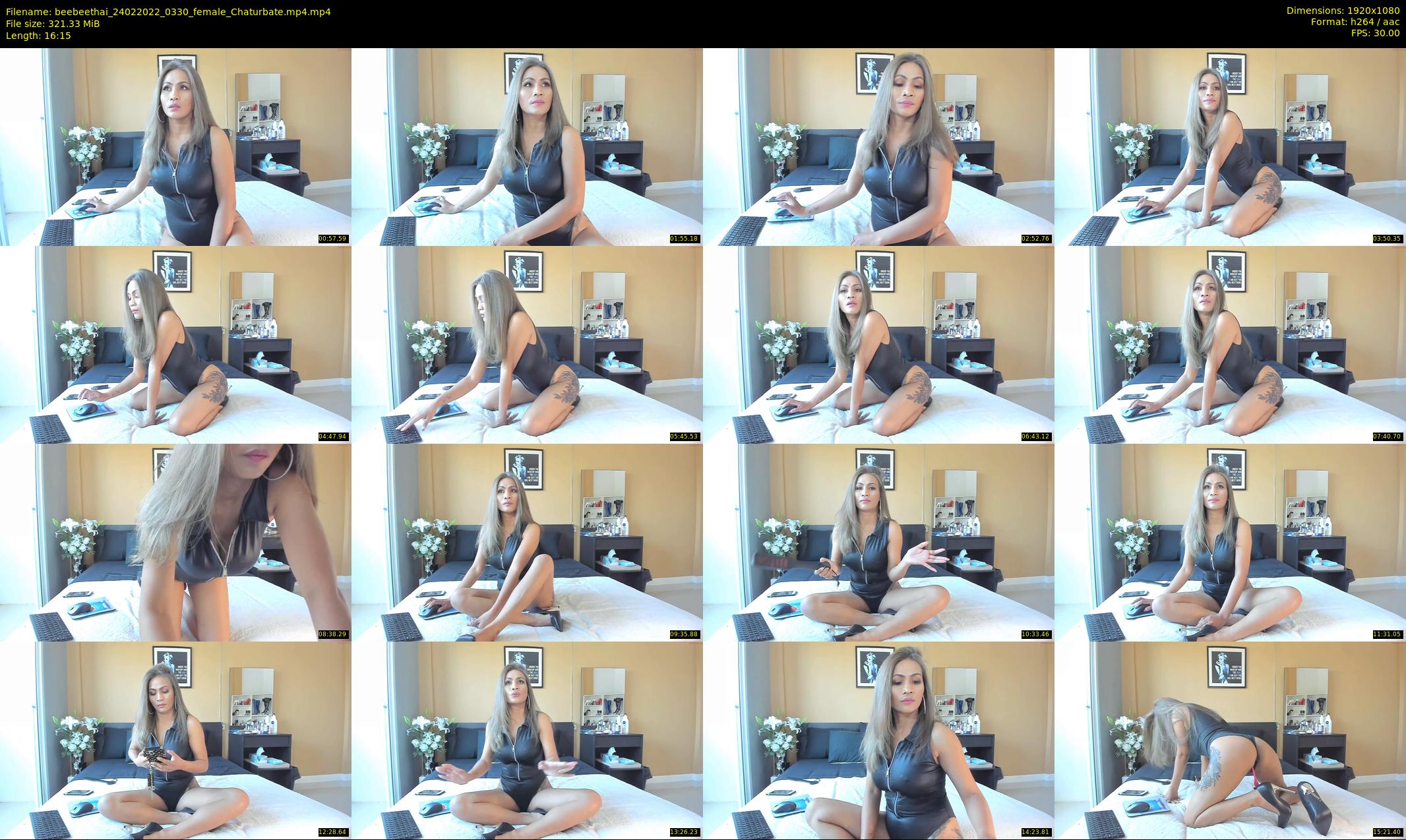 beebeethai — 17 minute Chaturbate female cam show recording, 1080p, Feb 24, 2022