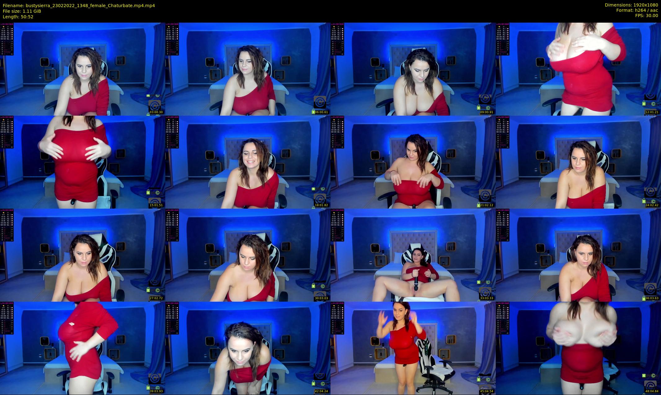 bustysierra — 51 minute Chaturbate female cam show recording, 1080p, Feb 23, 2022