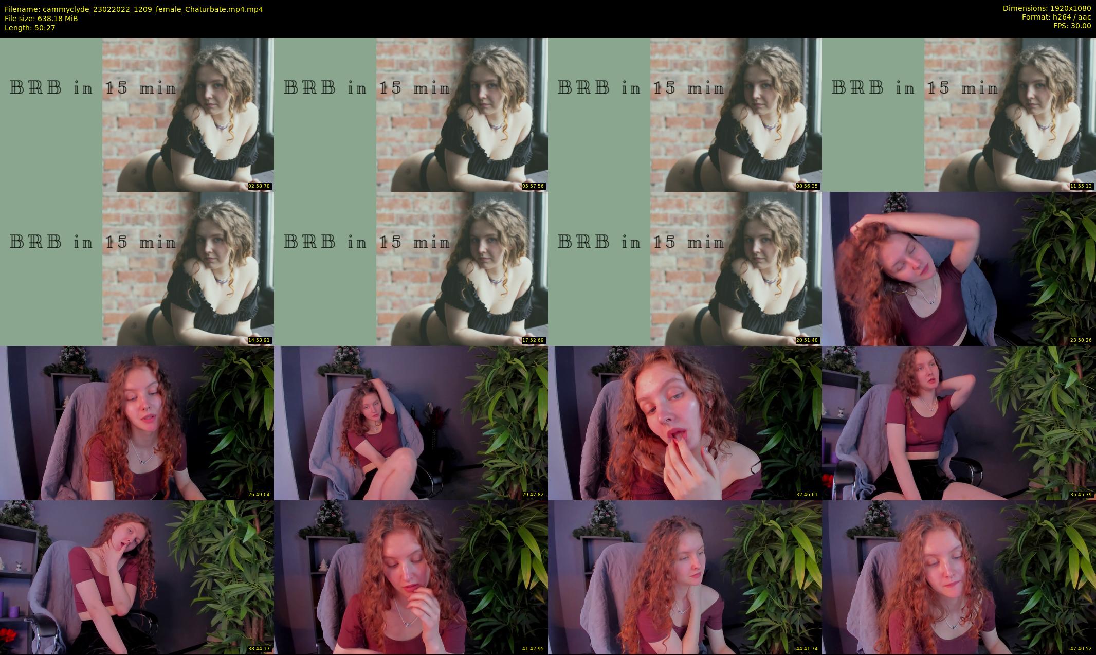 cammyclyde — 51 minute Chaturbate female cam show recording, 1080p, Feb 23, 2022