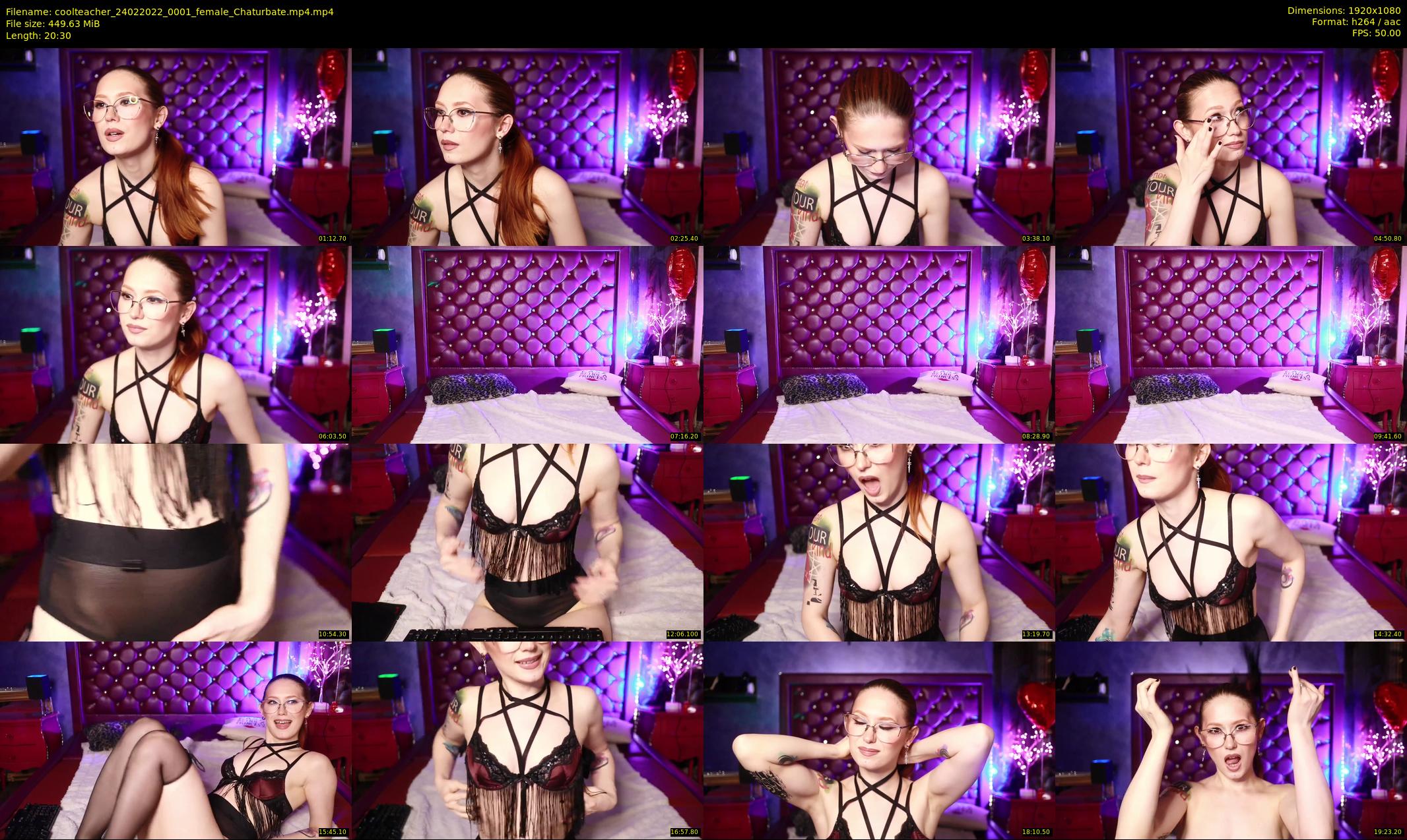 coolteacher — 21 minute Chaturbate female cam show recording, 1080p, Feb 24, 2022