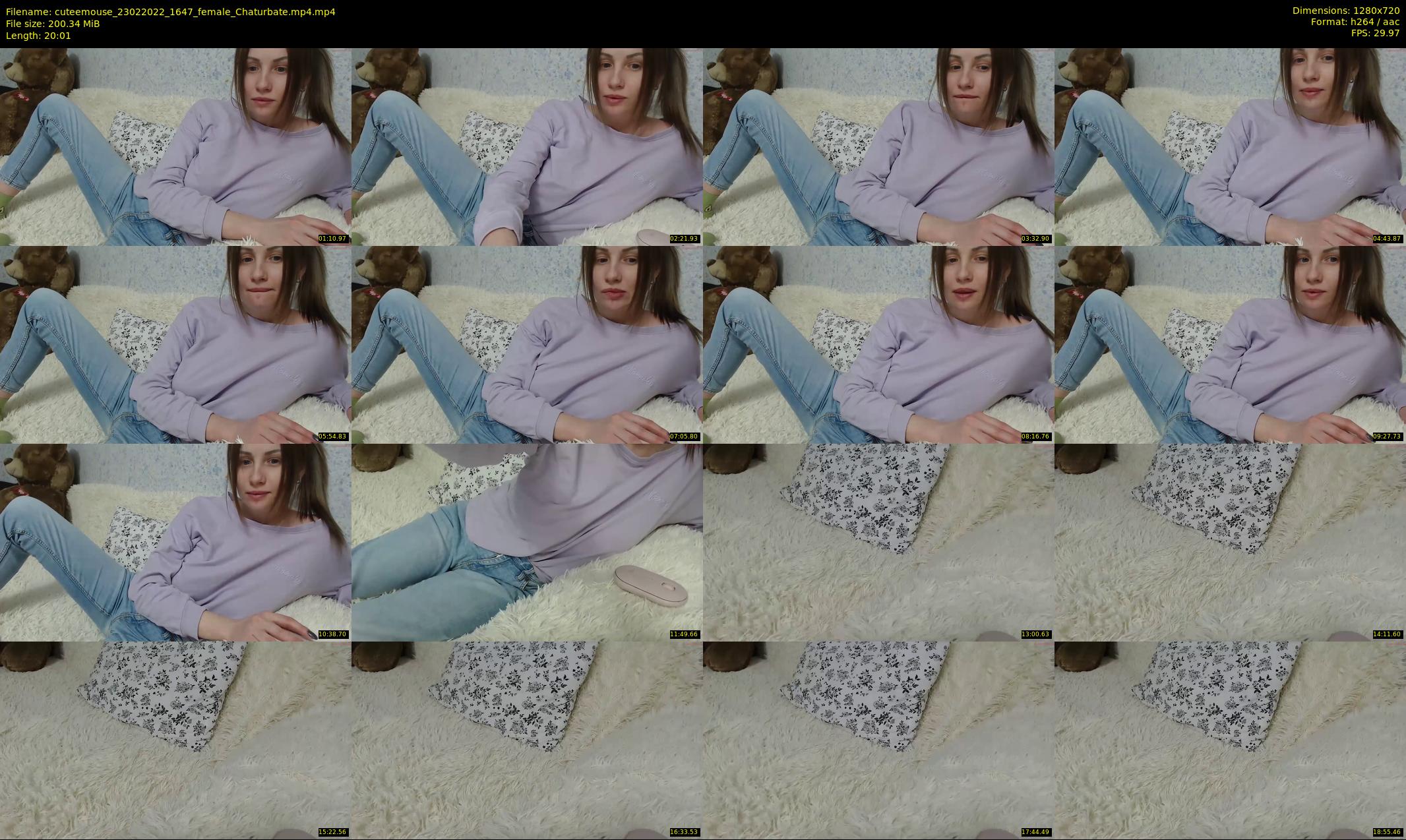 cuteemouse — 21 minute Chaturbate female cam show recording, 720p, Feb 23, 2022