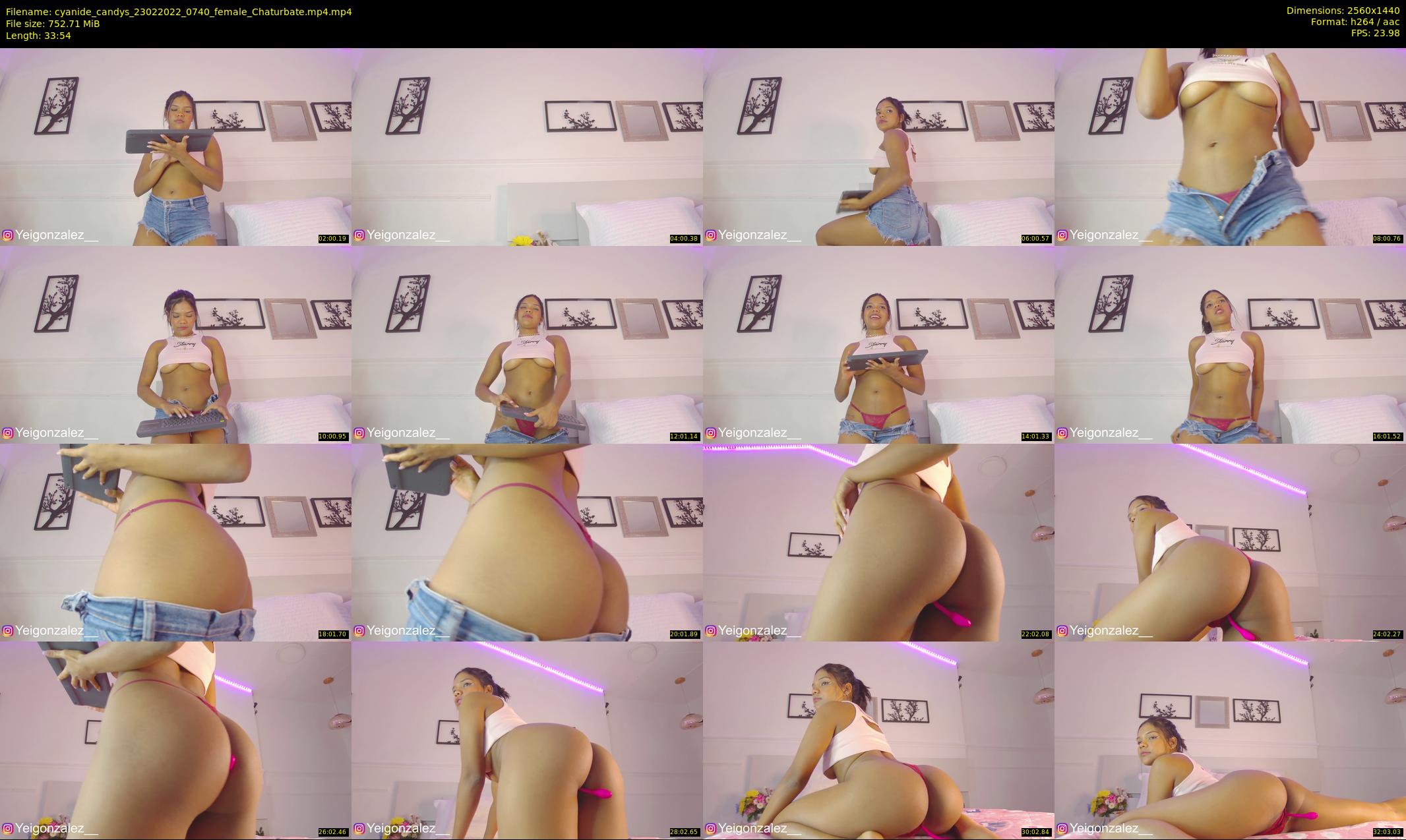 cyanide_candys — 34 minute Chaturbate female cam show recording, 1080p, Feb 23, 2022