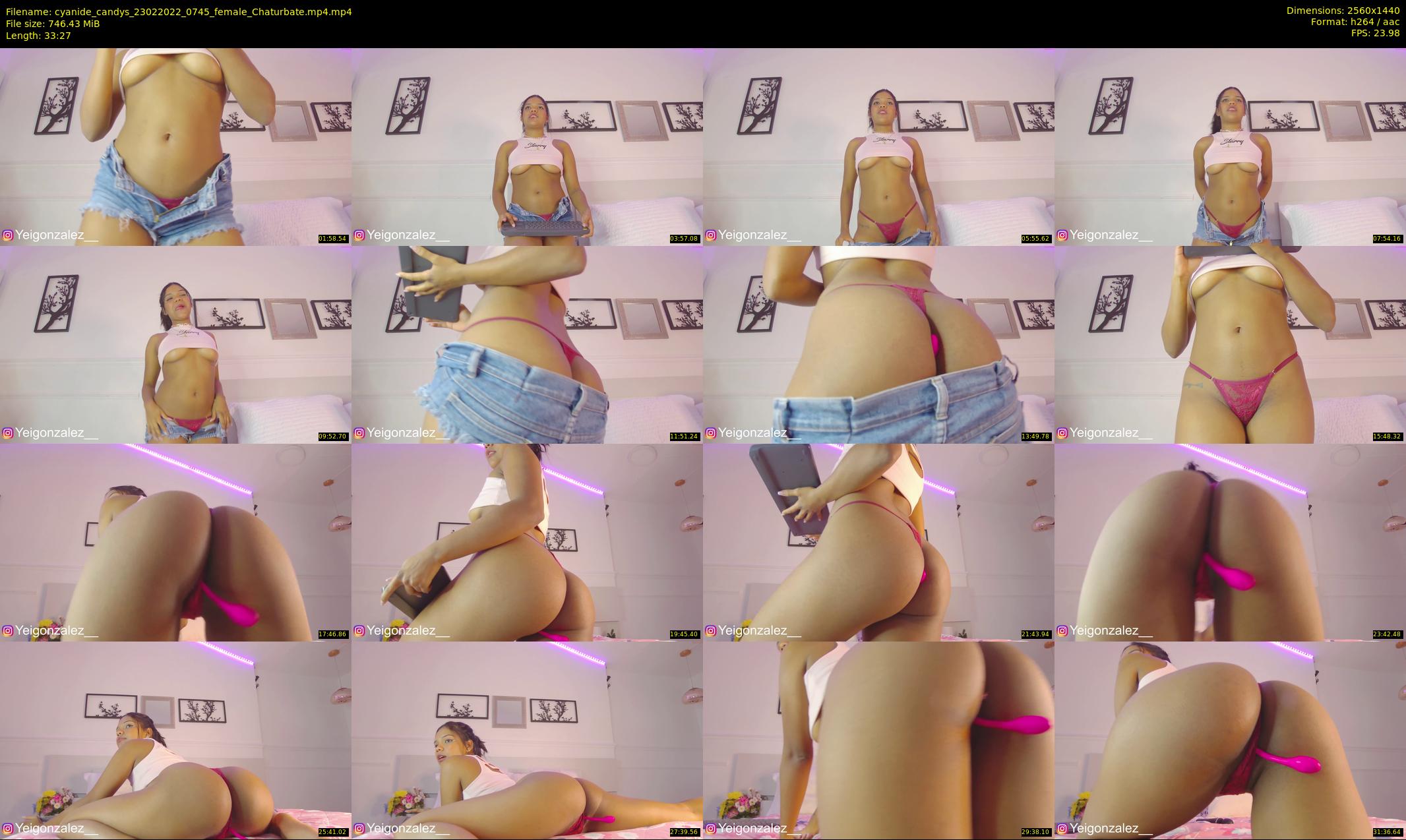 cyanide_candys — 34 minute Chaturbate female cam show recording, 1080p, Feb 23, 2022