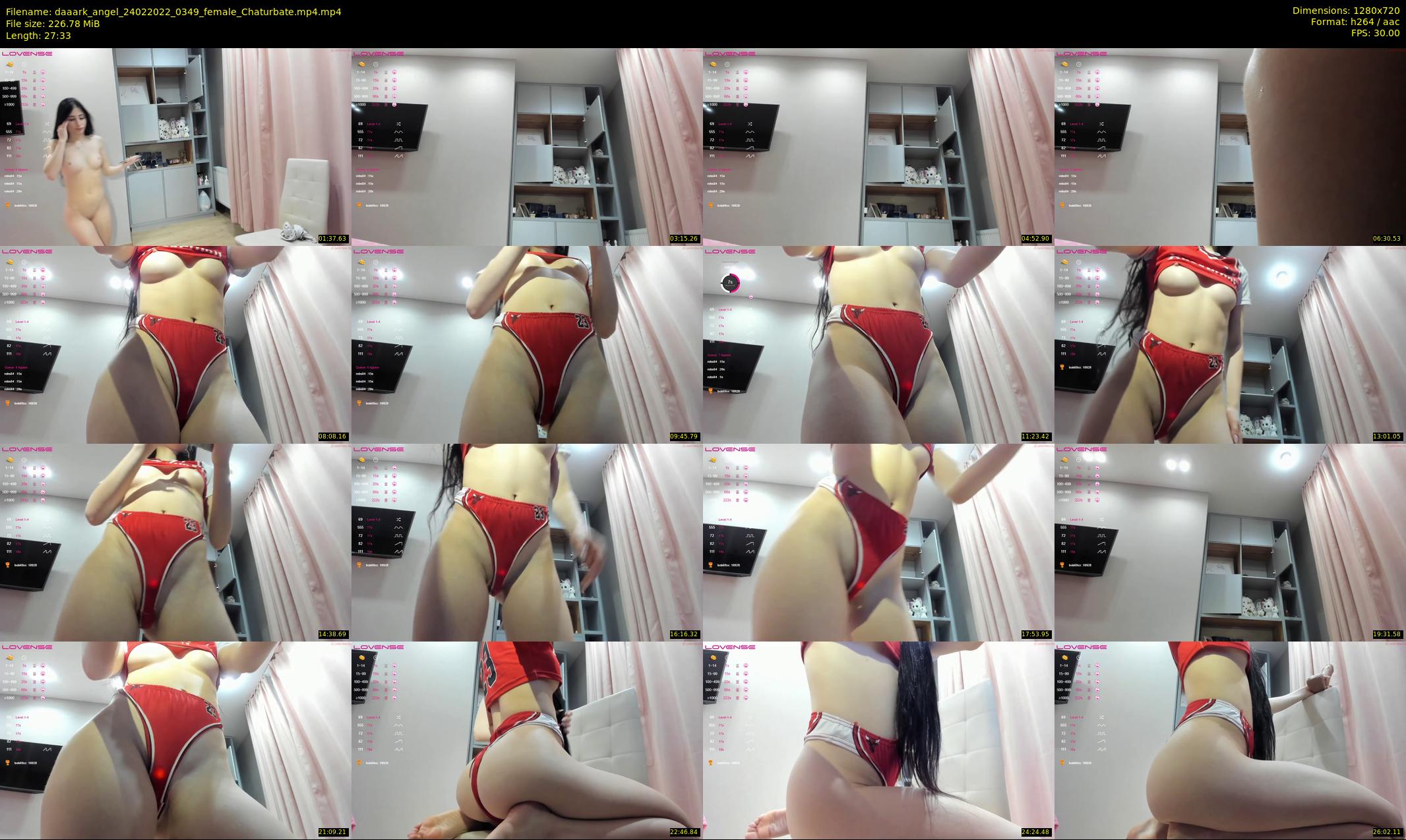 daaark_angel — 28 minute Chaturbate female cam show recording, 720p, Feb 24, 2022