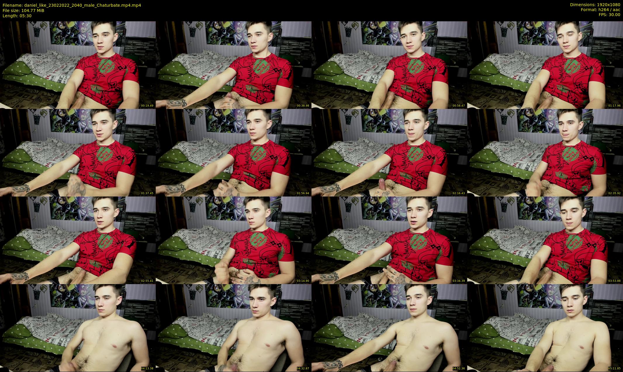 daniel_like — 6 minute Chaturbate male cam show recording, 1080p, Feb 23, 2022