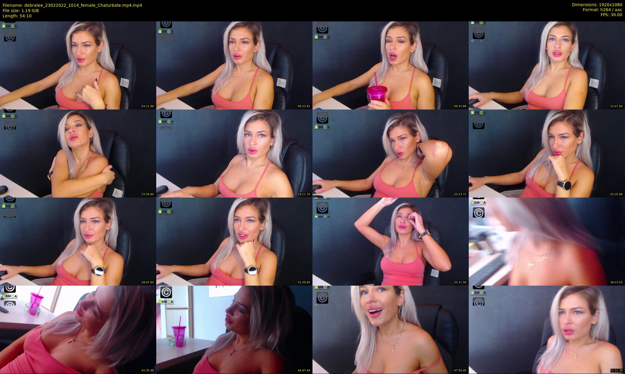 debralee — 55 minute Chaturbate female cam show recording, 1080p, Feb 23, 2022