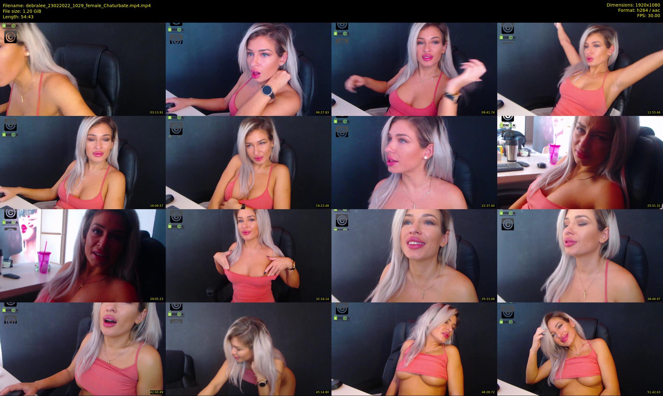 debralee — 55 minute Chaturbate female cam show recording, 1080p, Feb 23, 2022
