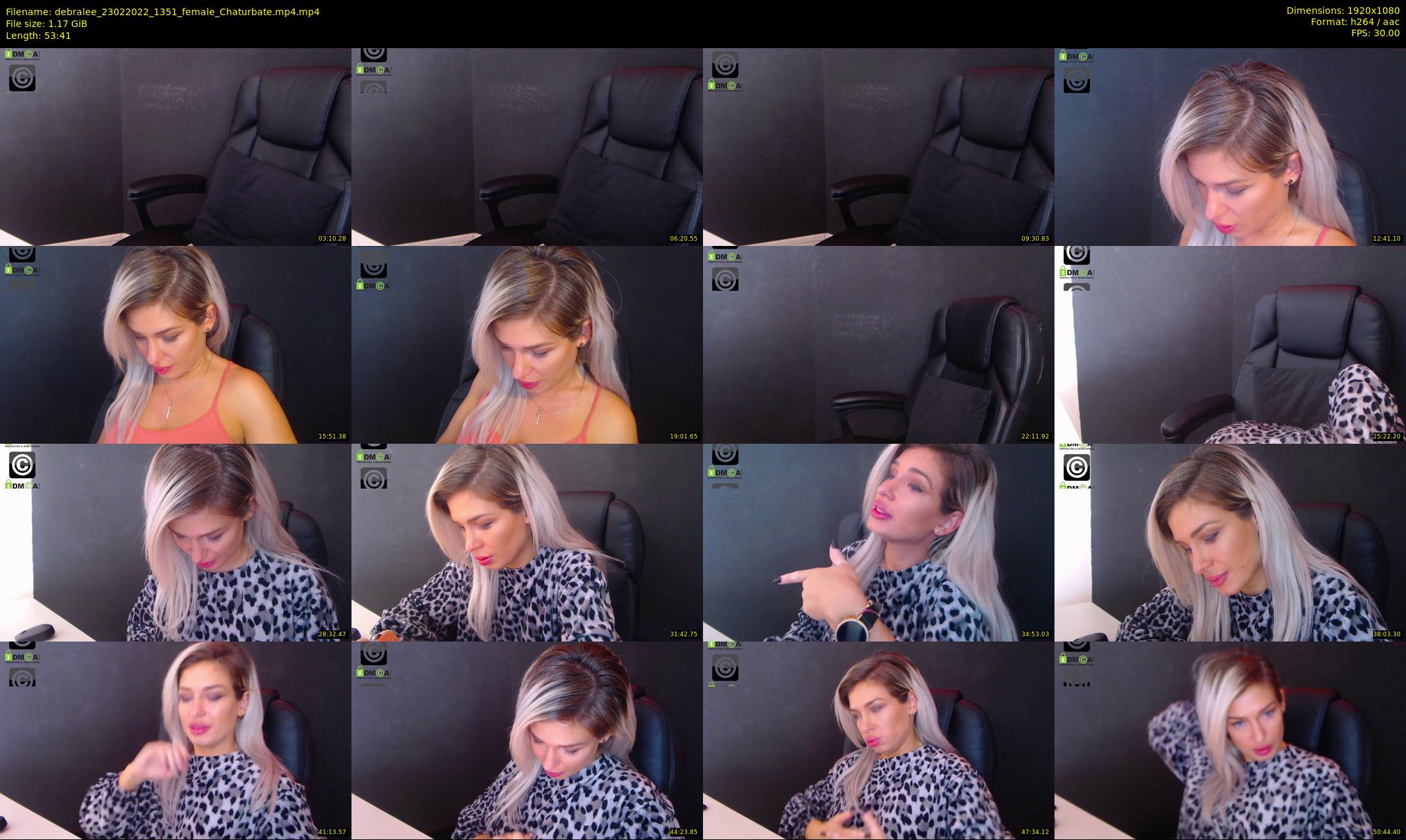 debralee — 54 minute Chaturbate female cam show recording, 1080p, Feb 23, 2022