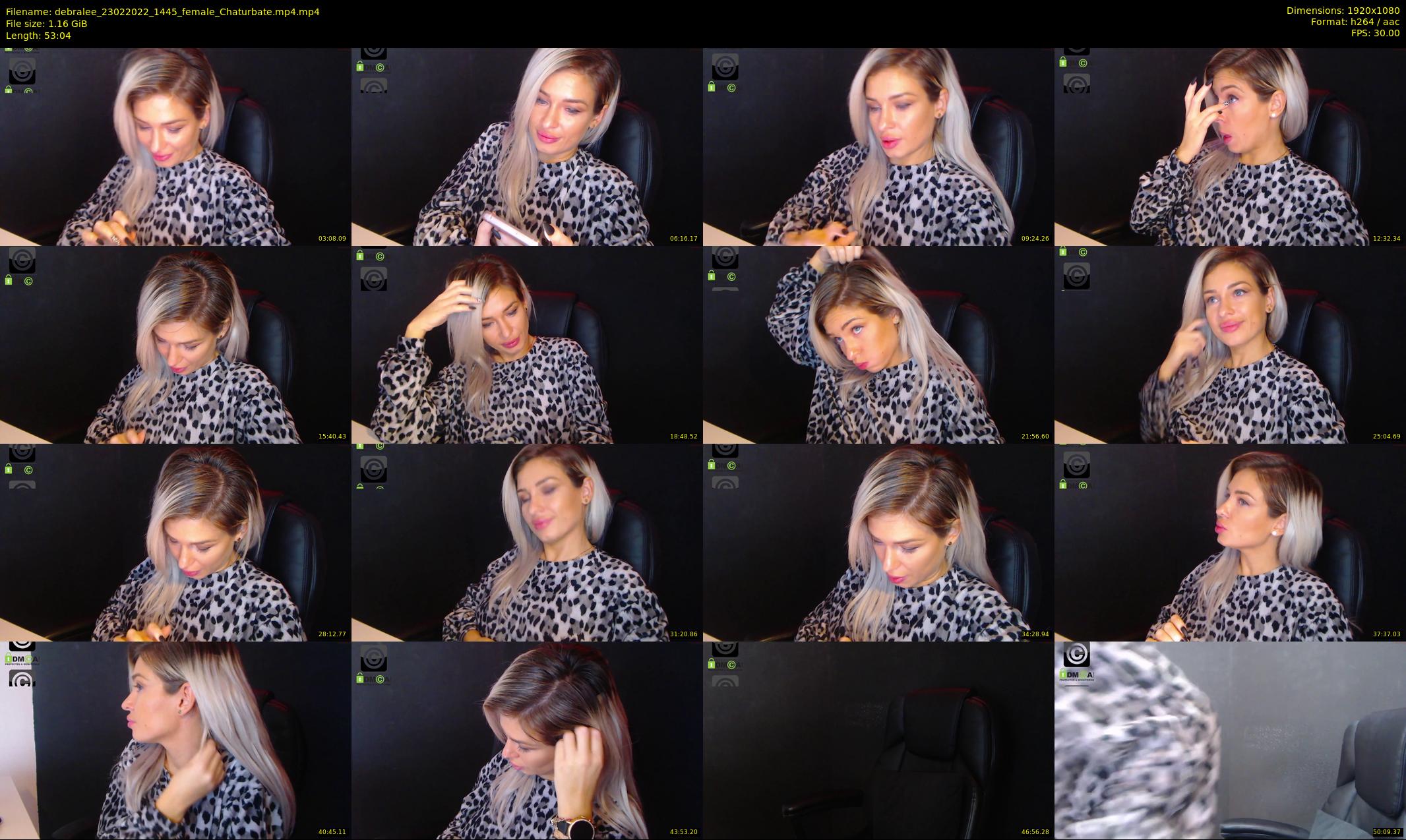 debralee — 54 minute Chaturbate female cam show recording, 1080p, Feb 23, 2022