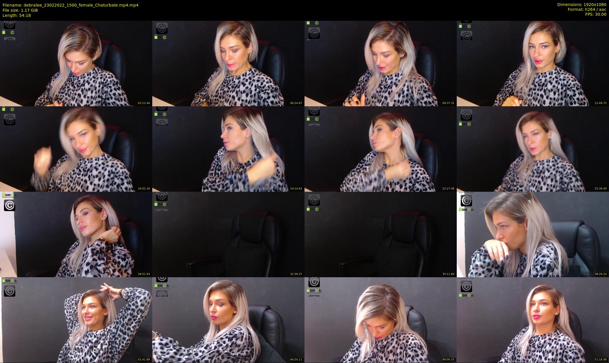 debralee — 55 minute Chaturbate female cam show recording, 1080p, Feb 23, 2022