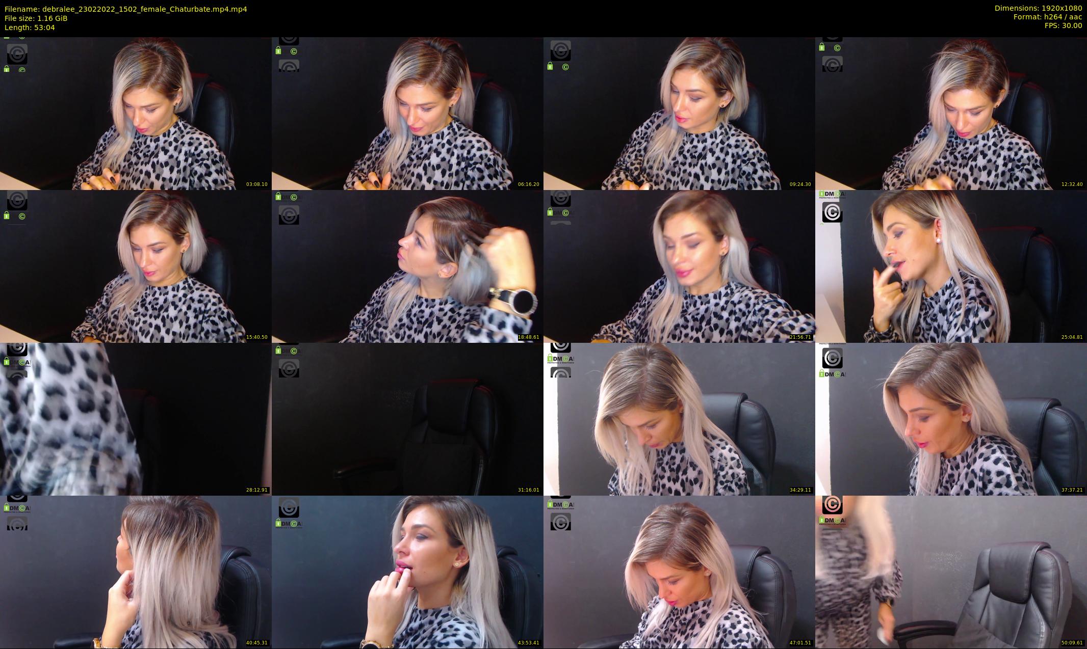 debralee — 54 minute Chaturbate female cam show recording, 1080p, Feb 23, 2022