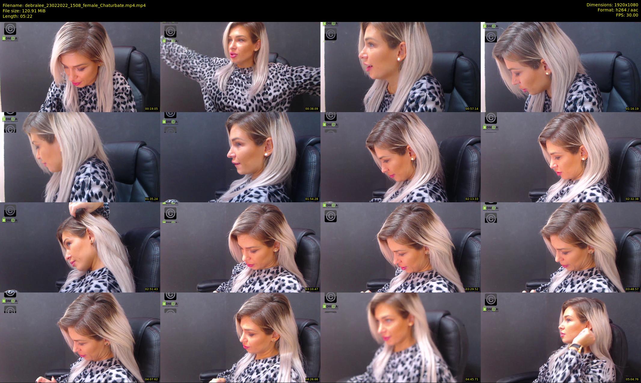 debralee — 6 minute Chaturbate female cam show recording, 1080p, Feb 23, 2022