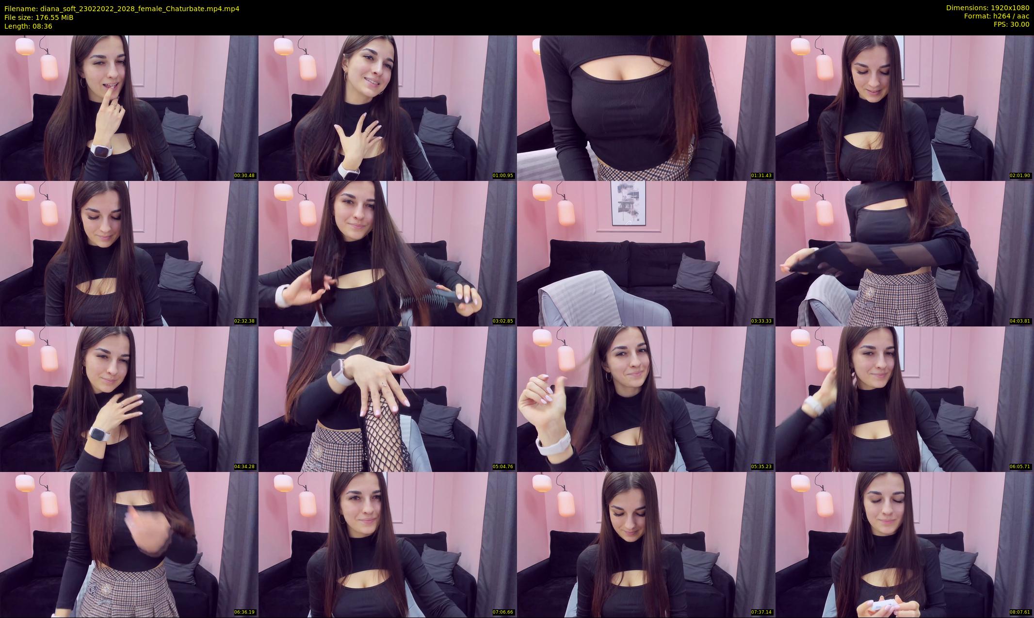 diana_soft — 9 minute Chaturbate female cam show recording, 1080p, Feb 23, 2022