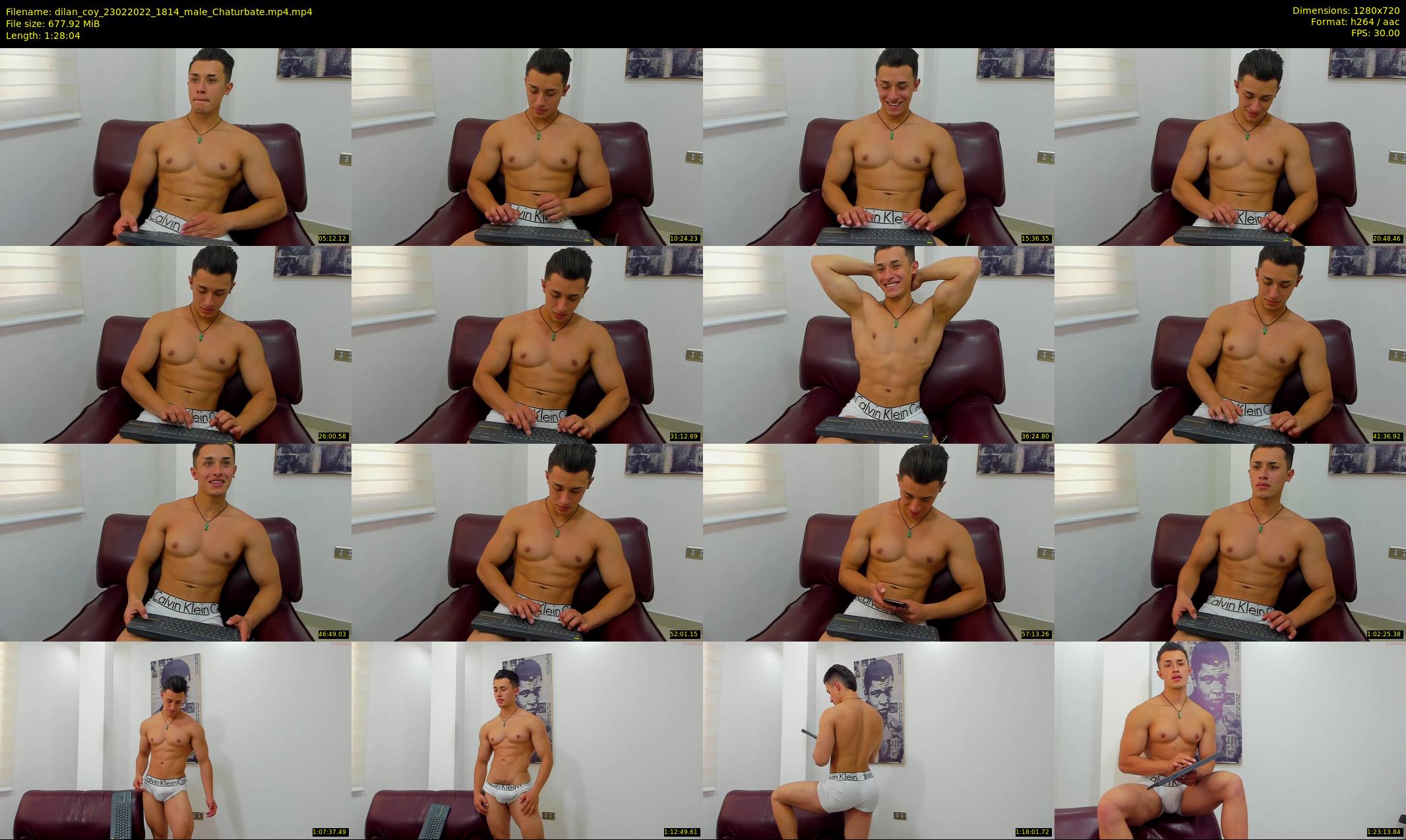 dilan_coy — 89 minute Chaturbate male cam show recording, 720p, Feb 23, 2022