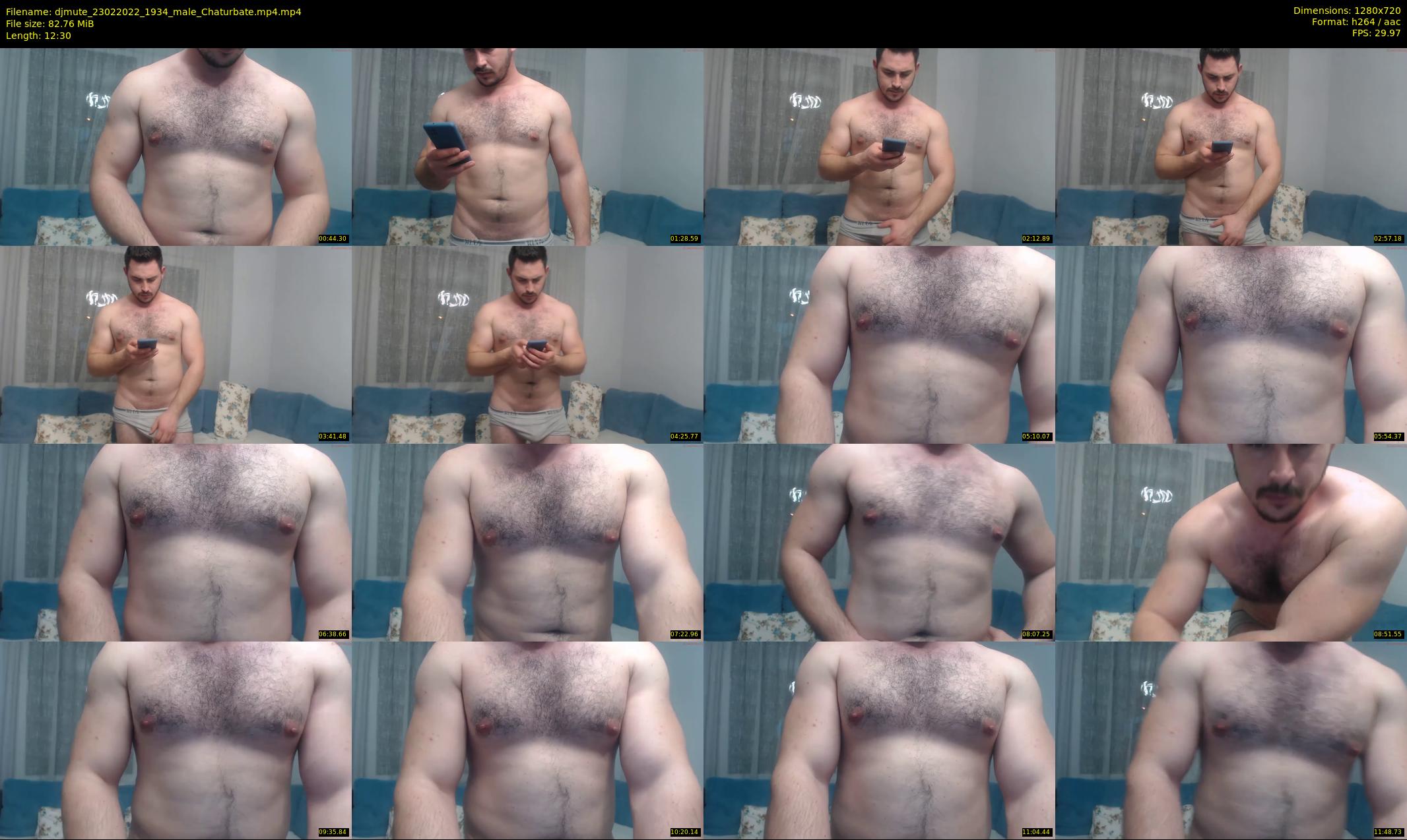 djmute — 13 minute Chaturbate male cam show recording, 720p, Feb 23, 2022