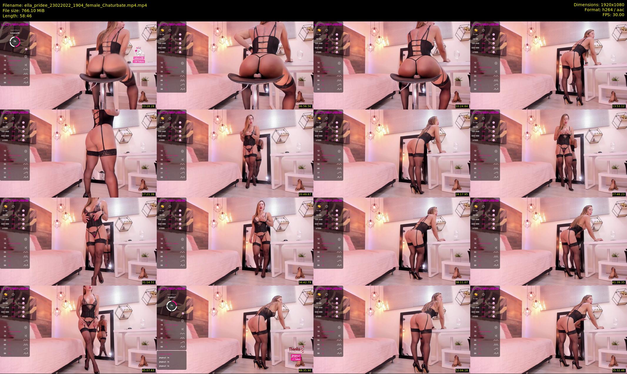 ella_pridee — 59 minute Chaturbate female cam show recording, 1080p, Feb 23, 2022