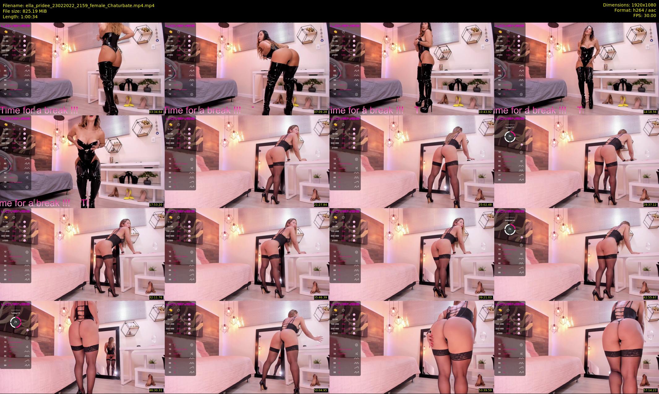 ella_pridee — 61 minute Chaturbate female cam show recording, 1080p, Feb 23, 2022