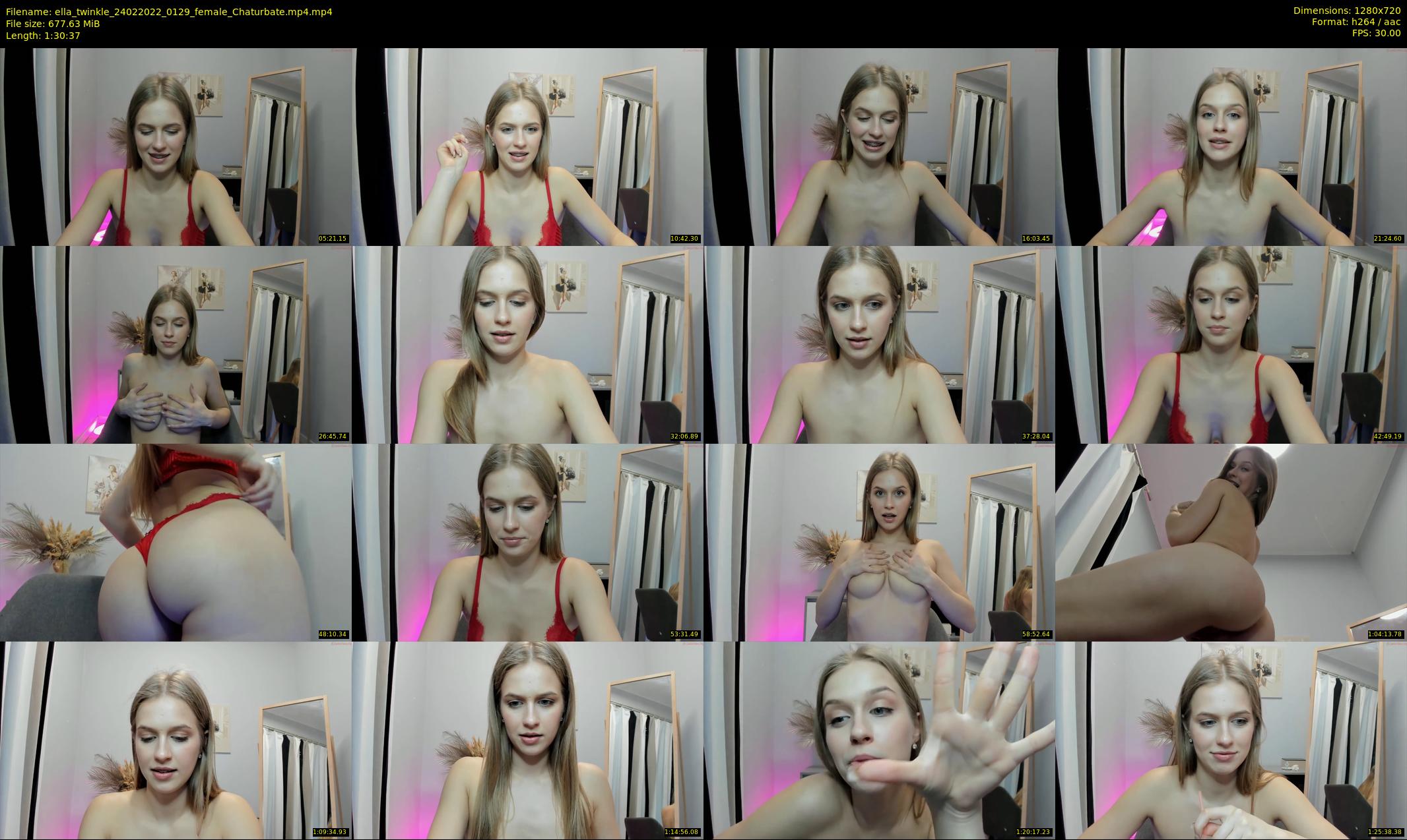 ella_twinkle — 91 minute Chaturbate female cam show recording, 720p, Feb 24, 2022
