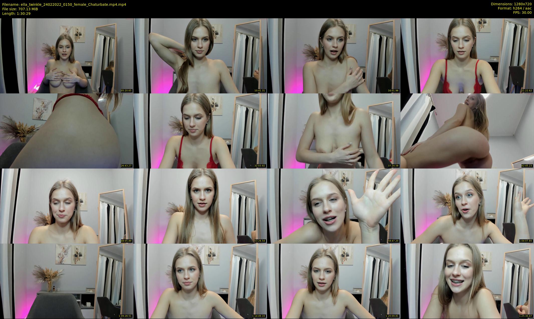 ella_twinkle — 91 minute Chaturbate female cam show recording, 720p, Feb 24, 2022