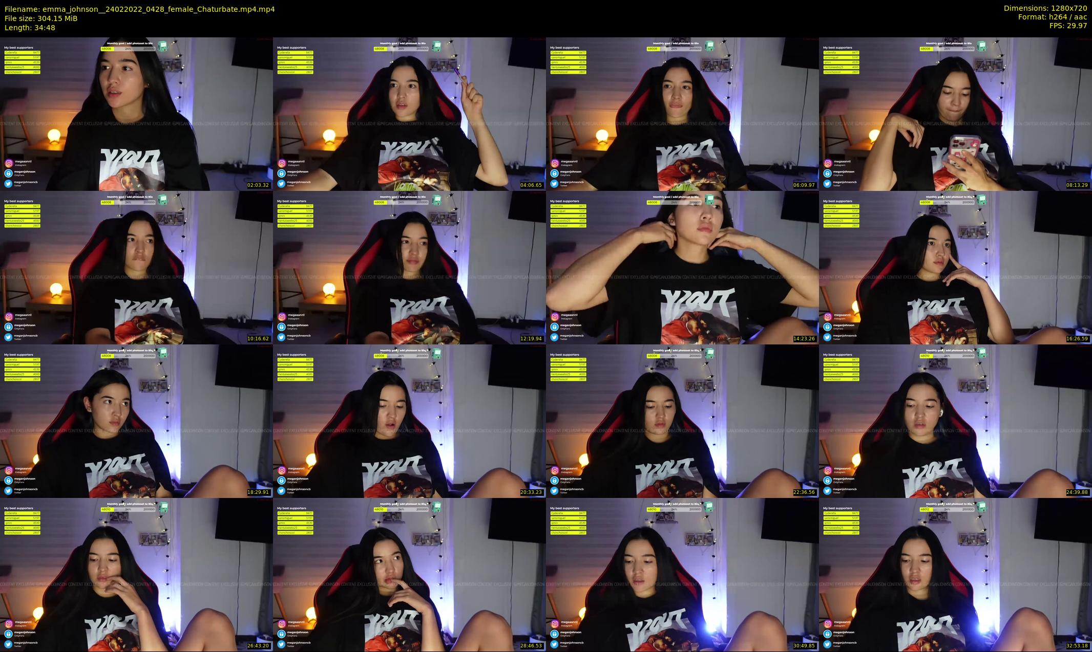 emma_johnson_ — 35 minute Chaturbate female cam show recording, 720p, Feb 24, 2022