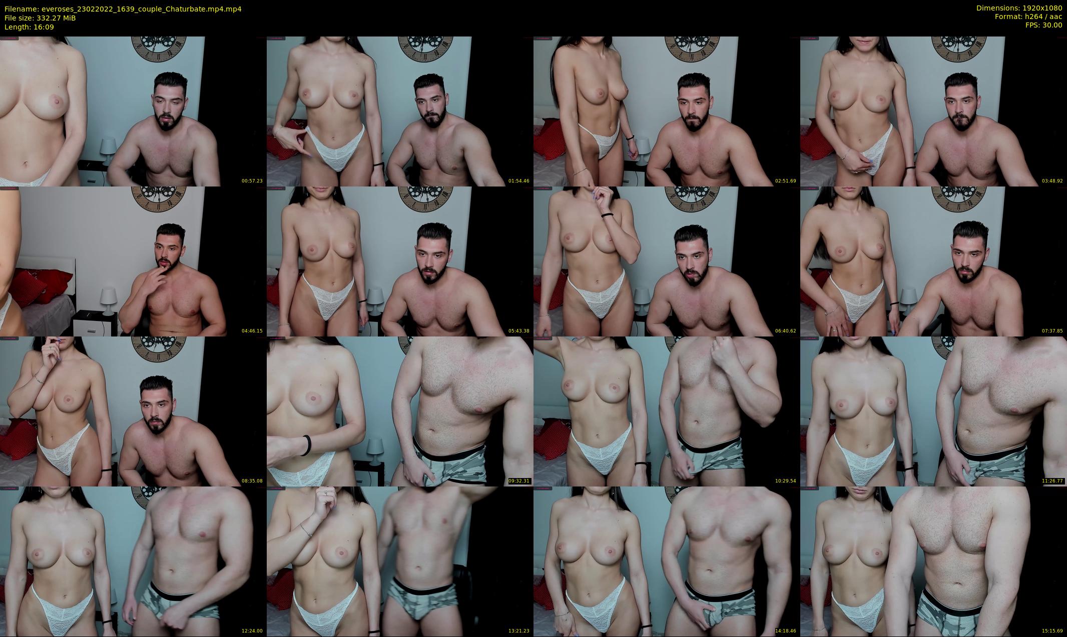 everoses — 17 minute Chaturbate couple cam show recording, 1080p, Feb 23, 2022