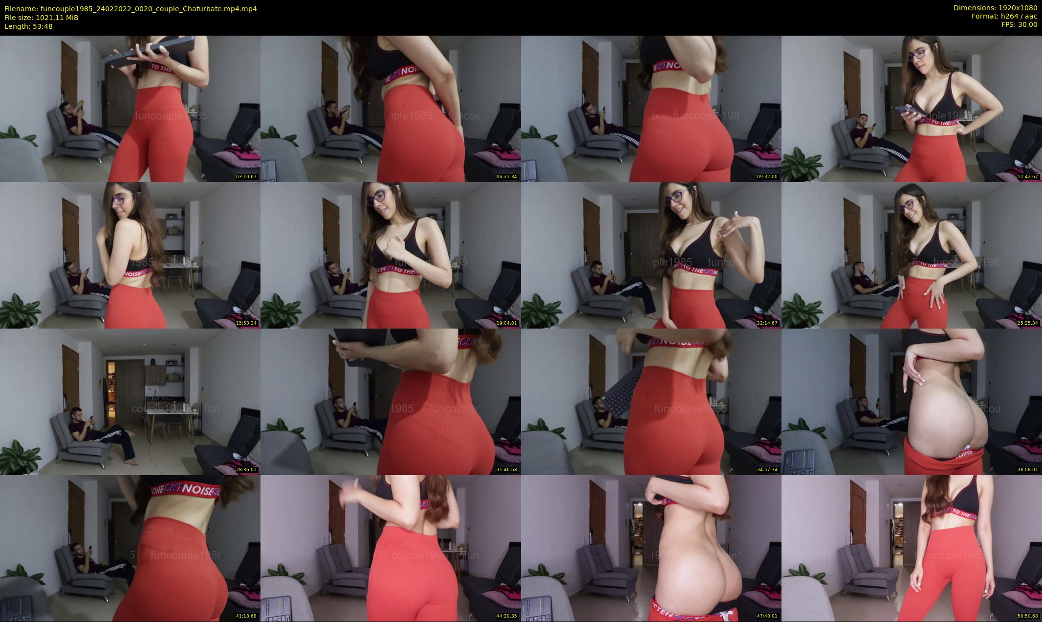 funcouple1985 — 54 minute Chaturbate couple cam show recording, 1080p, Feb 24, 2022