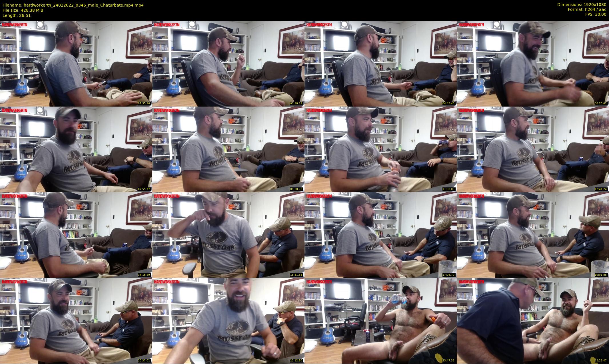 hardworkertn — 27 minute Chaturbate male cam show recording, 1080p, Feb 24, 2022