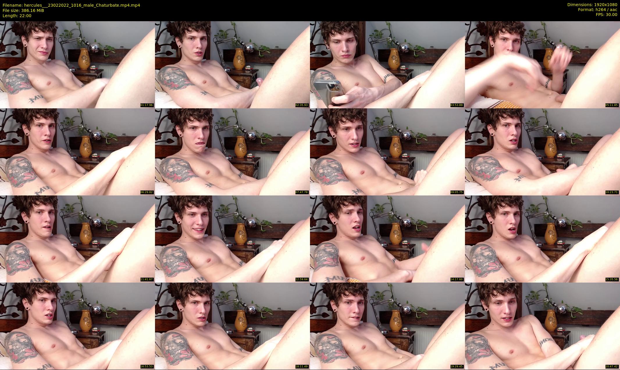 hercules__ — 22 minute Chaturbate male cam show recording, 1080p, Feb 23, 2022