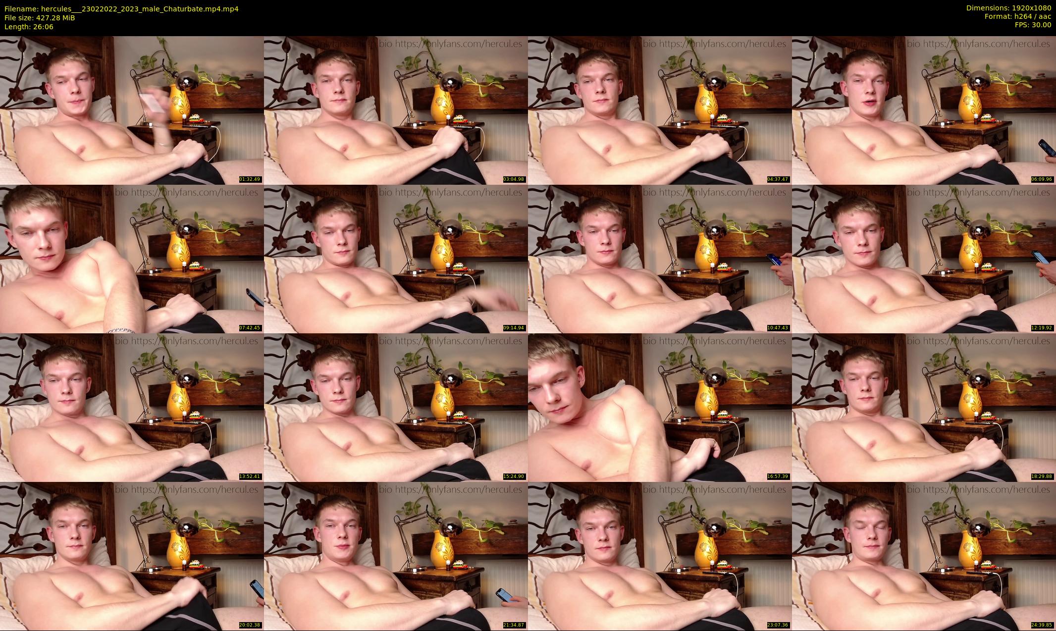 hercules__ — 27 minute Chaturbate male cam show recording, 1080p, Feb 23, 2022
