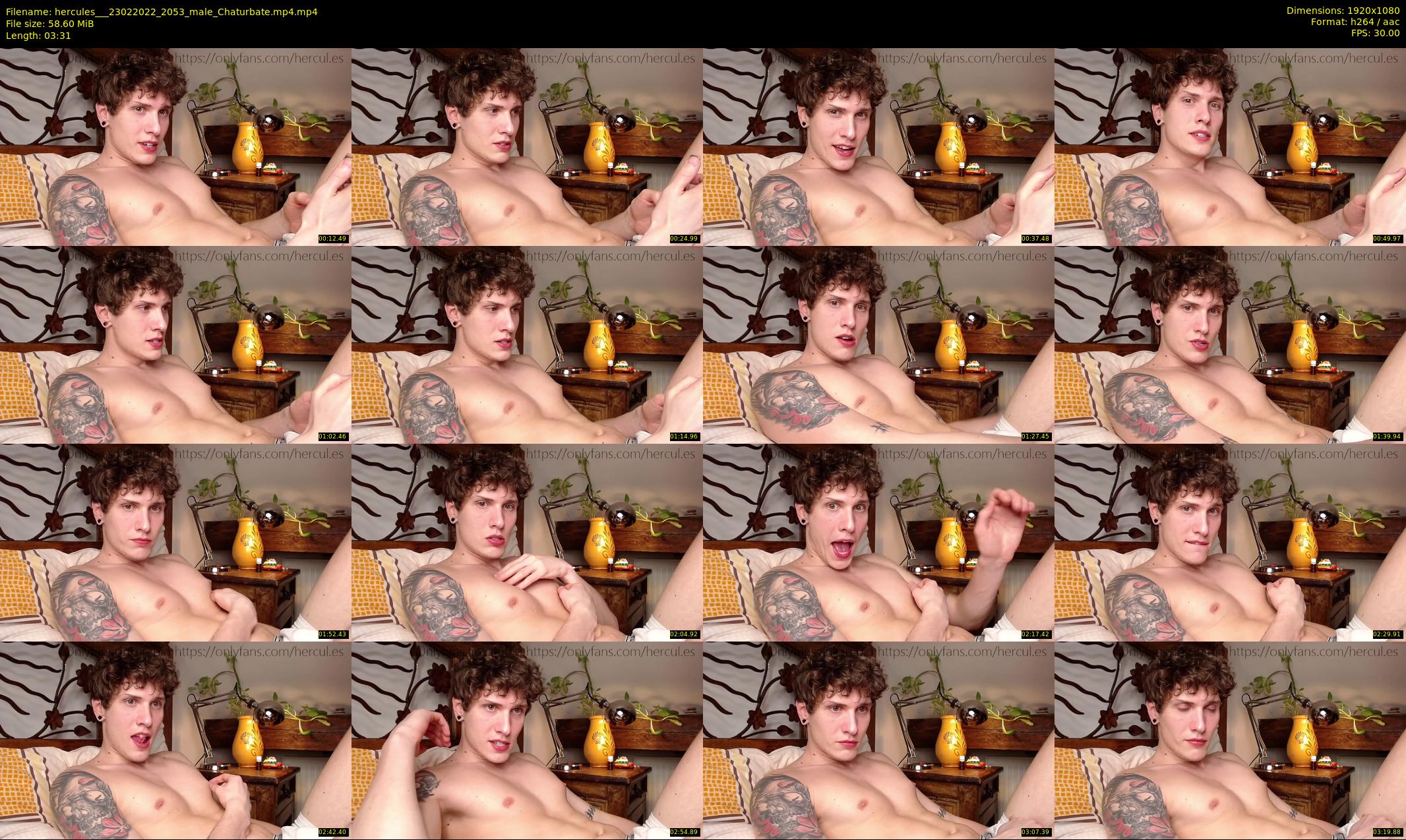 hercules__ — 4 minute Chaturbate male cam show recording, 1080p, Feb 23, 2022