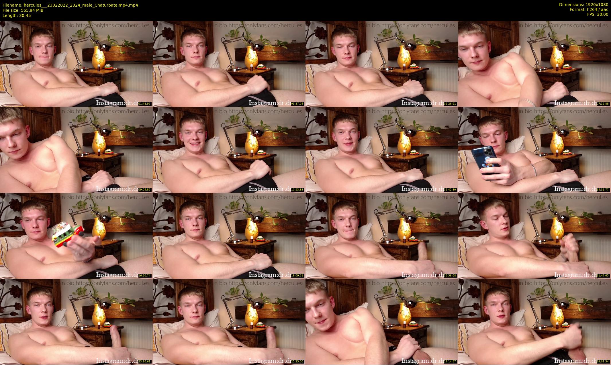 hercules__ — 31 minute Chaturbate male cam show recording, 1080p, Feb 23, 2022