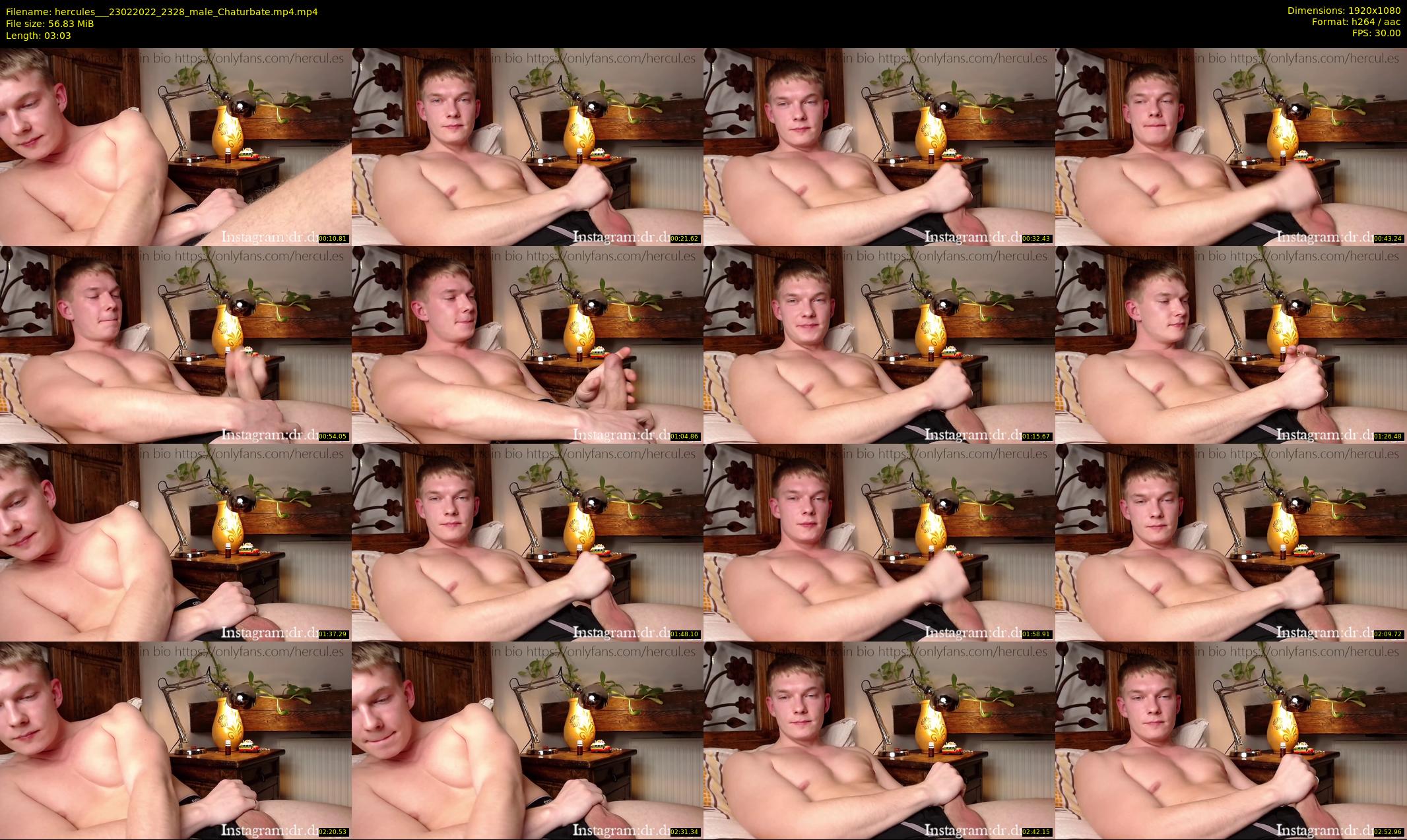 hercules__ — 4 minute Chaturbate male cam show recording, 1080p, Feb 23, 2022