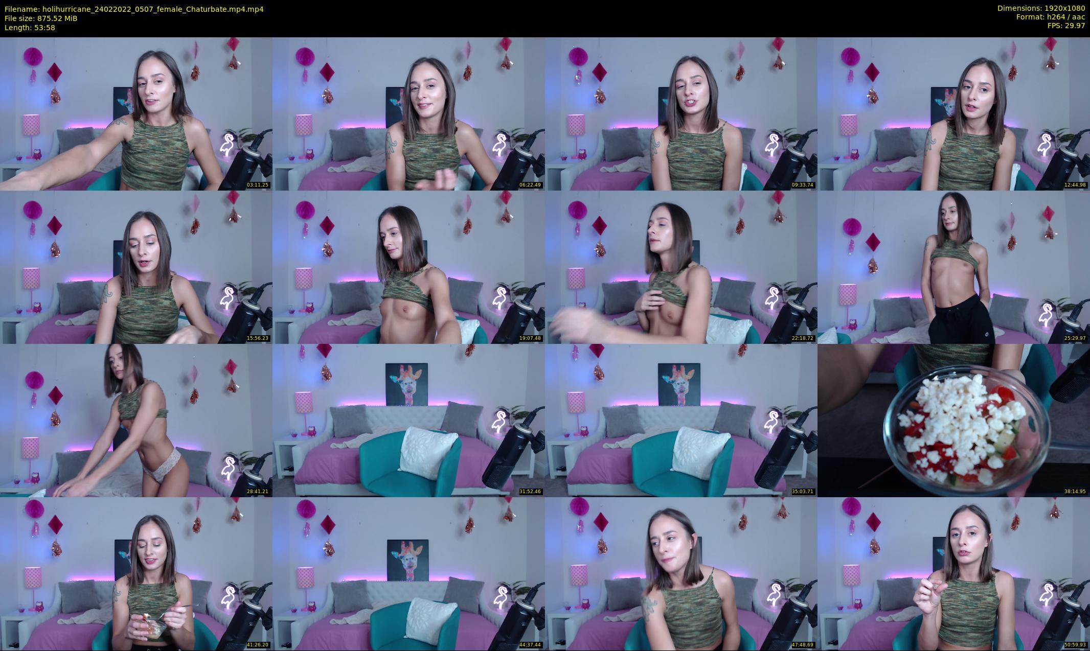 holihurricane — 54 minute Chaturbate female cam show recording, 1080p, Feb 24, 2022