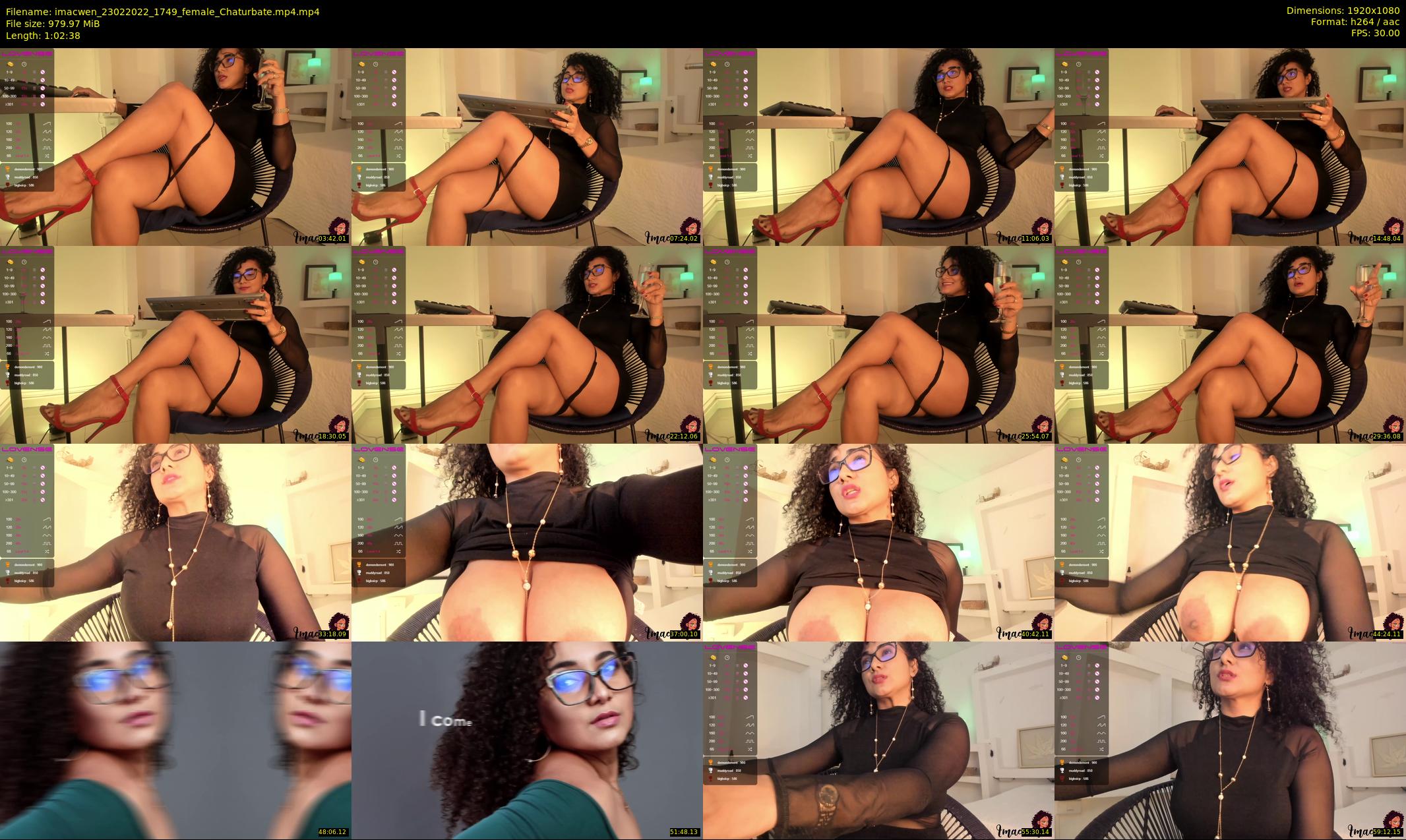 imacwen — 63 minute Chaturbate female cam show recording, 1080p, Feb 23, 2022