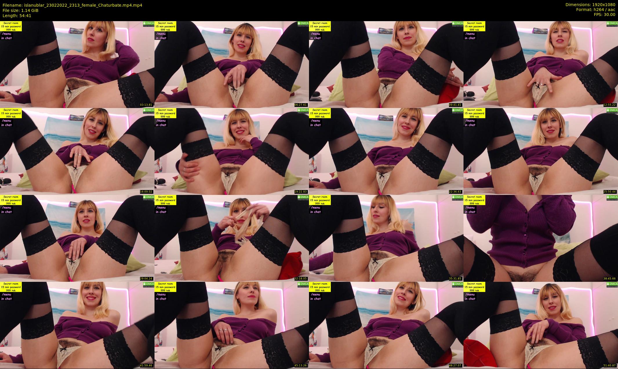 islanublar — 55 minute Chaturbate female cam show recording, 1080p, Feb 23, 2022