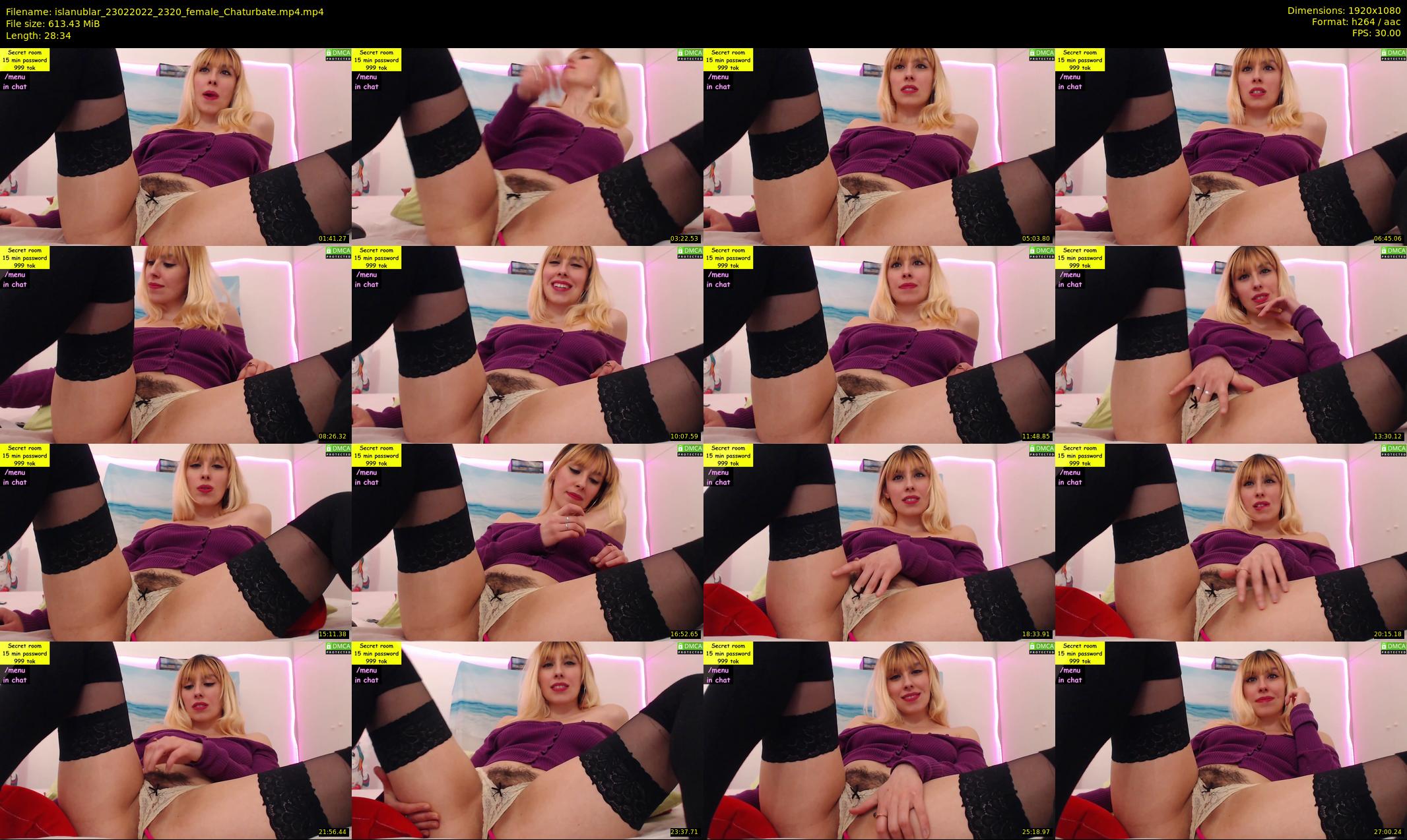 islanublar — 29 minute Chaturbate female cam show recording, 1080p, Feb 23, 2022