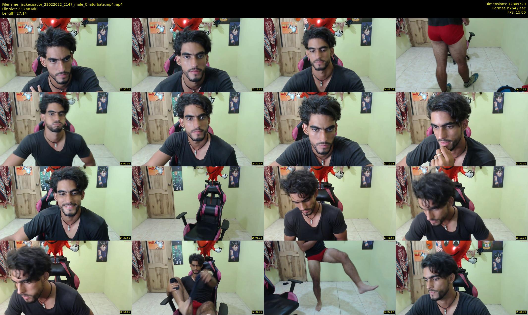 jackecuador — 28 minute Chaturbate male cam show recording, 720p, Feb 23, 2022