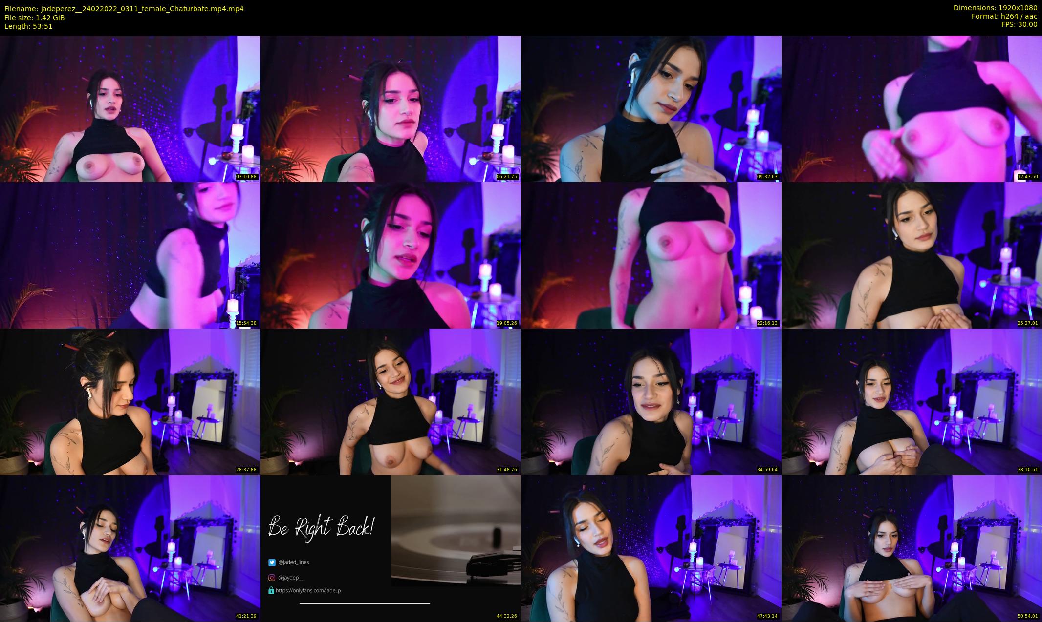 jadeperez_ — 54 minute Chaturbate female cam show recording, 1080p, Feb 24, 2022