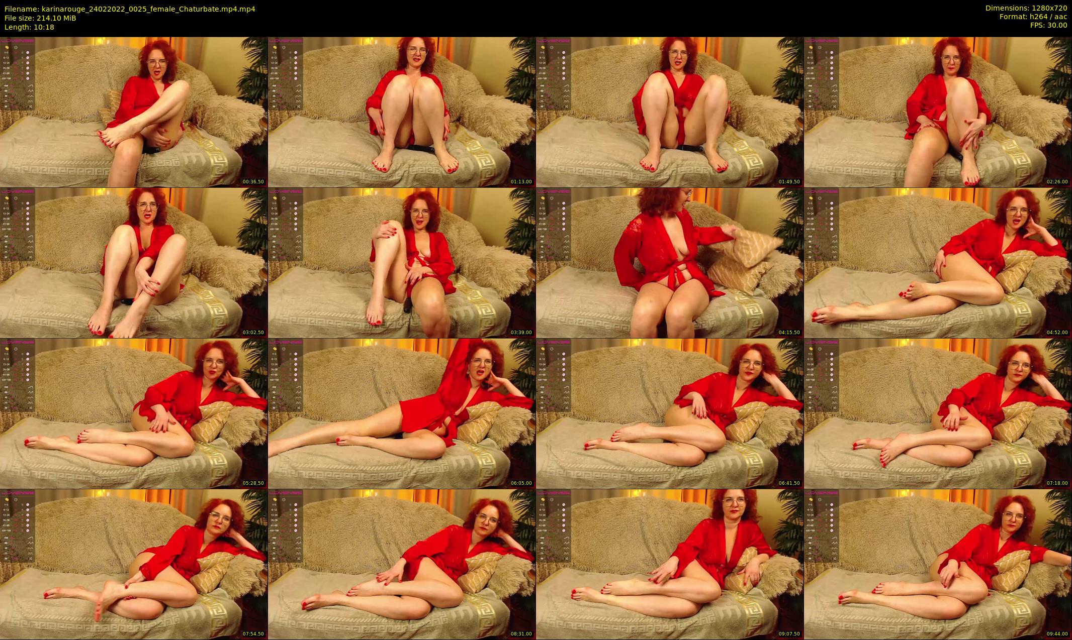 karinarouge — 11 minute Chaturbate female cam show recording, 720p, Feb 24, 2022