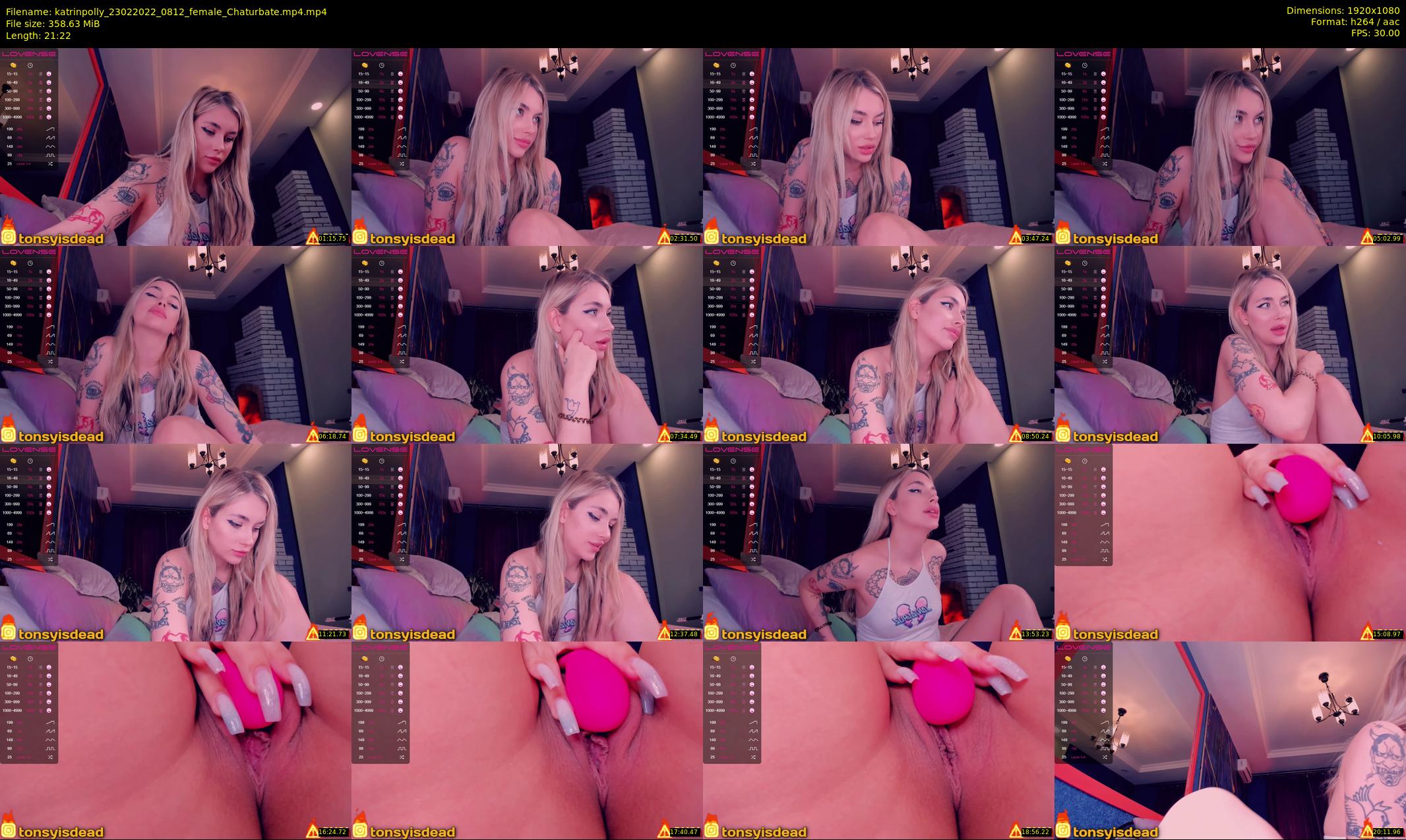 katrinpolly — 22 minute Chaturbate couple cam show recording, 1080p, Feb 23, 2022