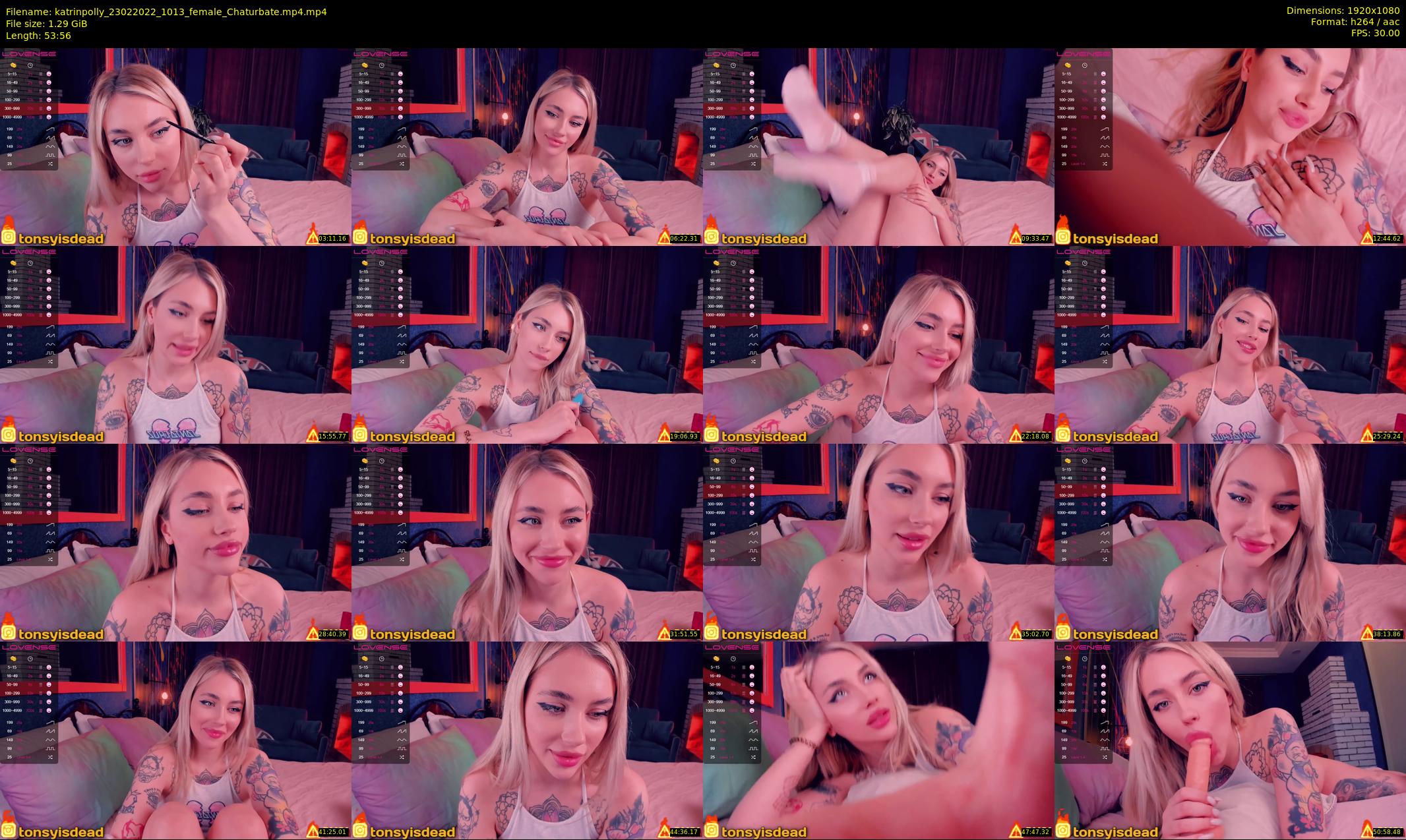 katrinpolly — 54 minute Chaturbate couple cam show recording, 1080p, Feb 23, 2022