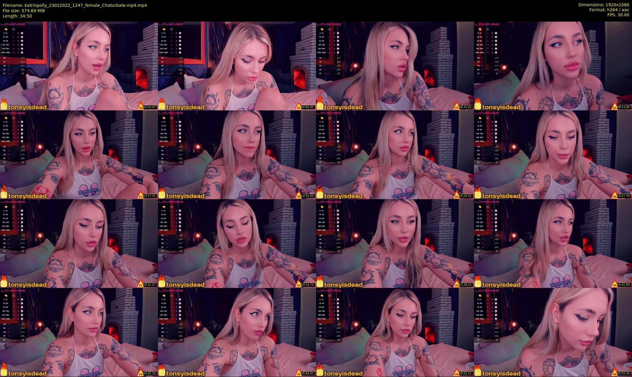 katrinpolly — 35 minute Chaturbate couple cam show recording, 1080p, Feb 23, 2022