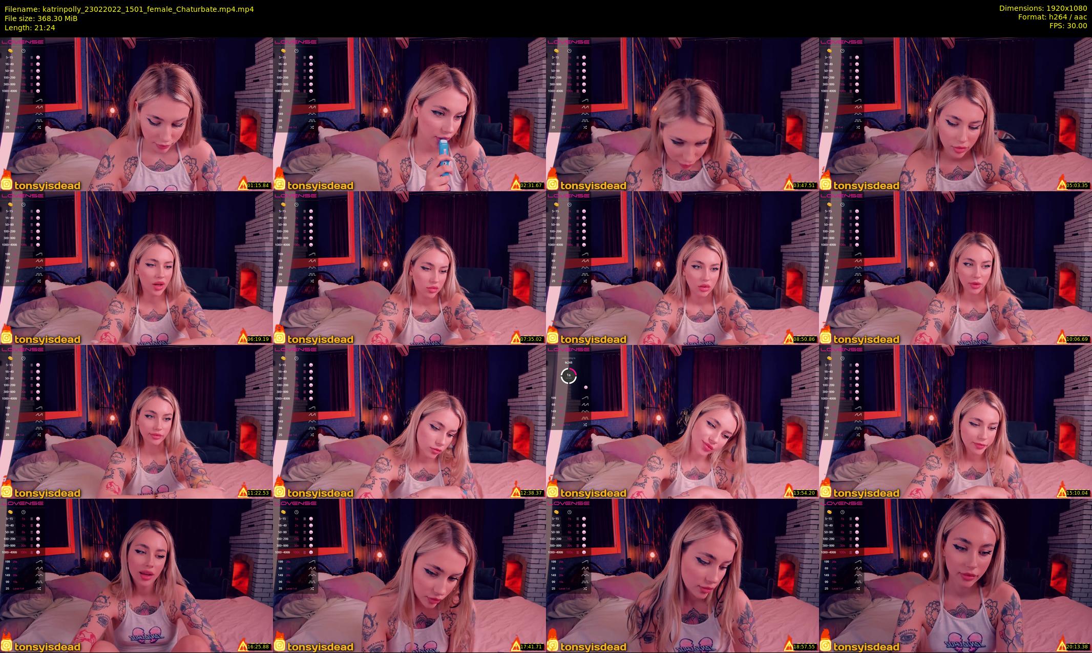 katrinpolly — 22 minute Chaturbate couple cam show recording, 1080p, Feb 23, 2022