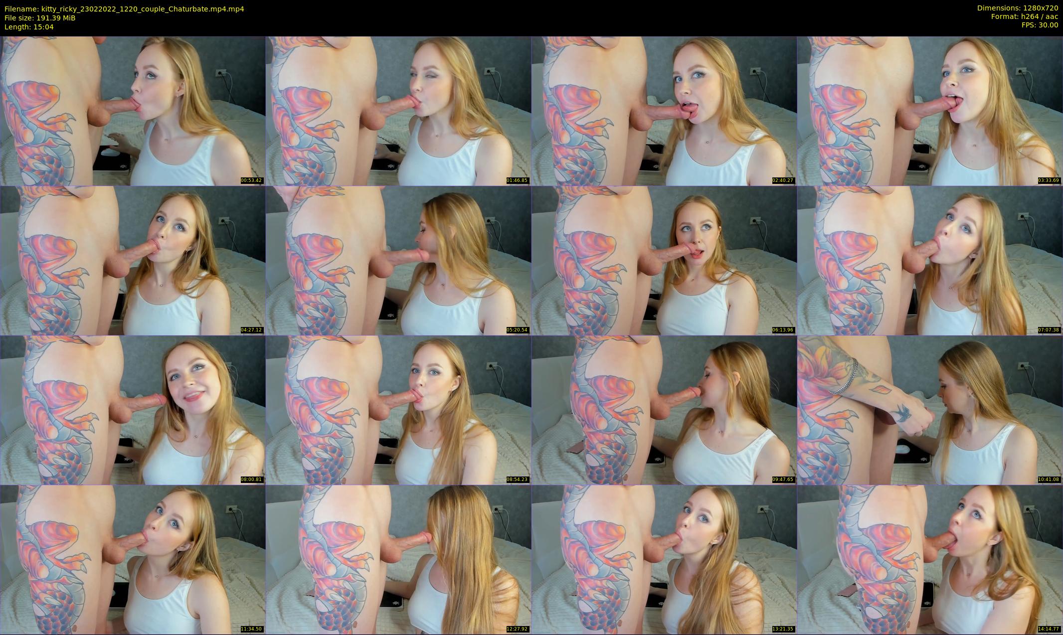 kitty_ricky — 16 minute Chaturbate couple cam show recording, 720p, Feb 23, 2022